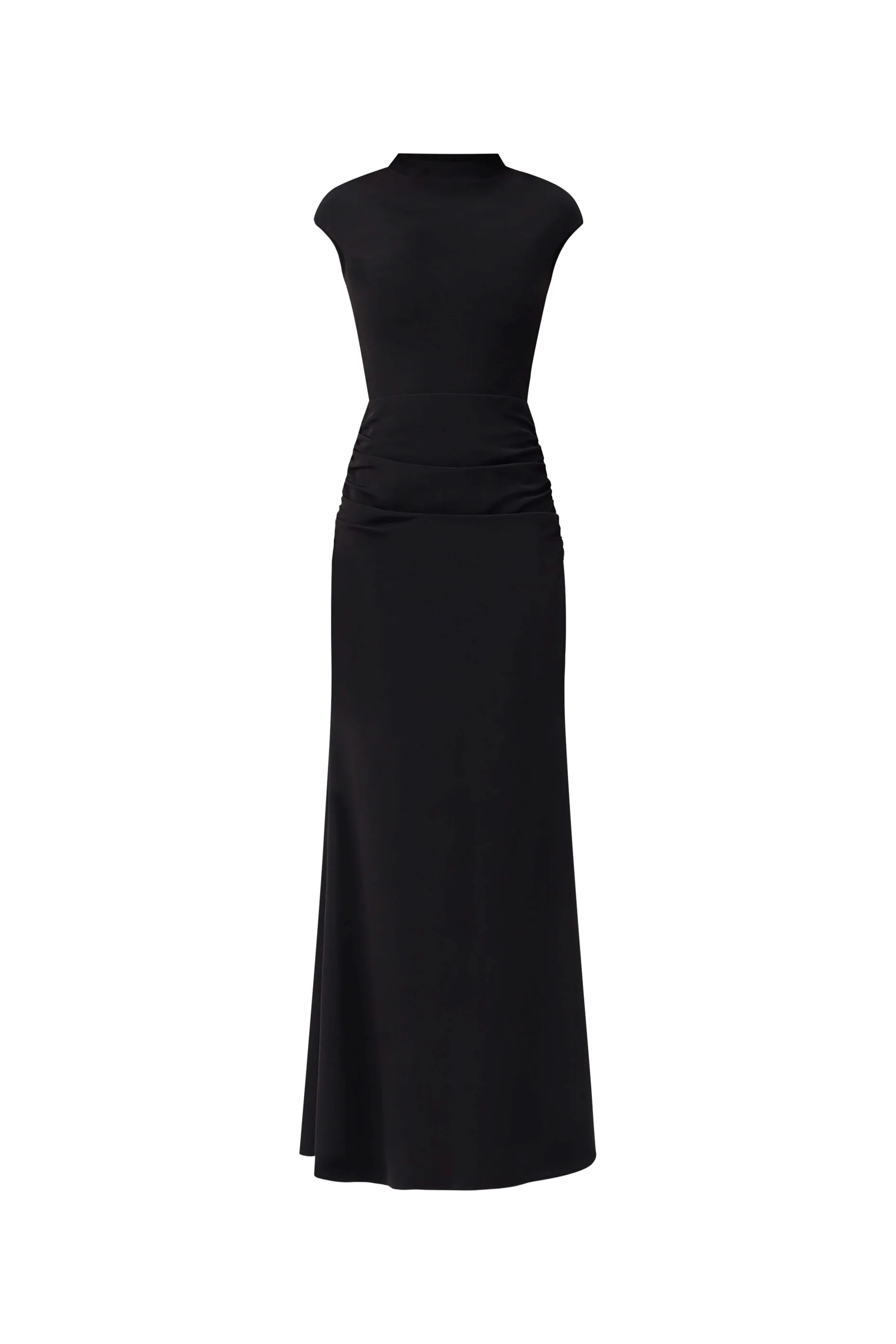 Danica High Neck Gown in Black