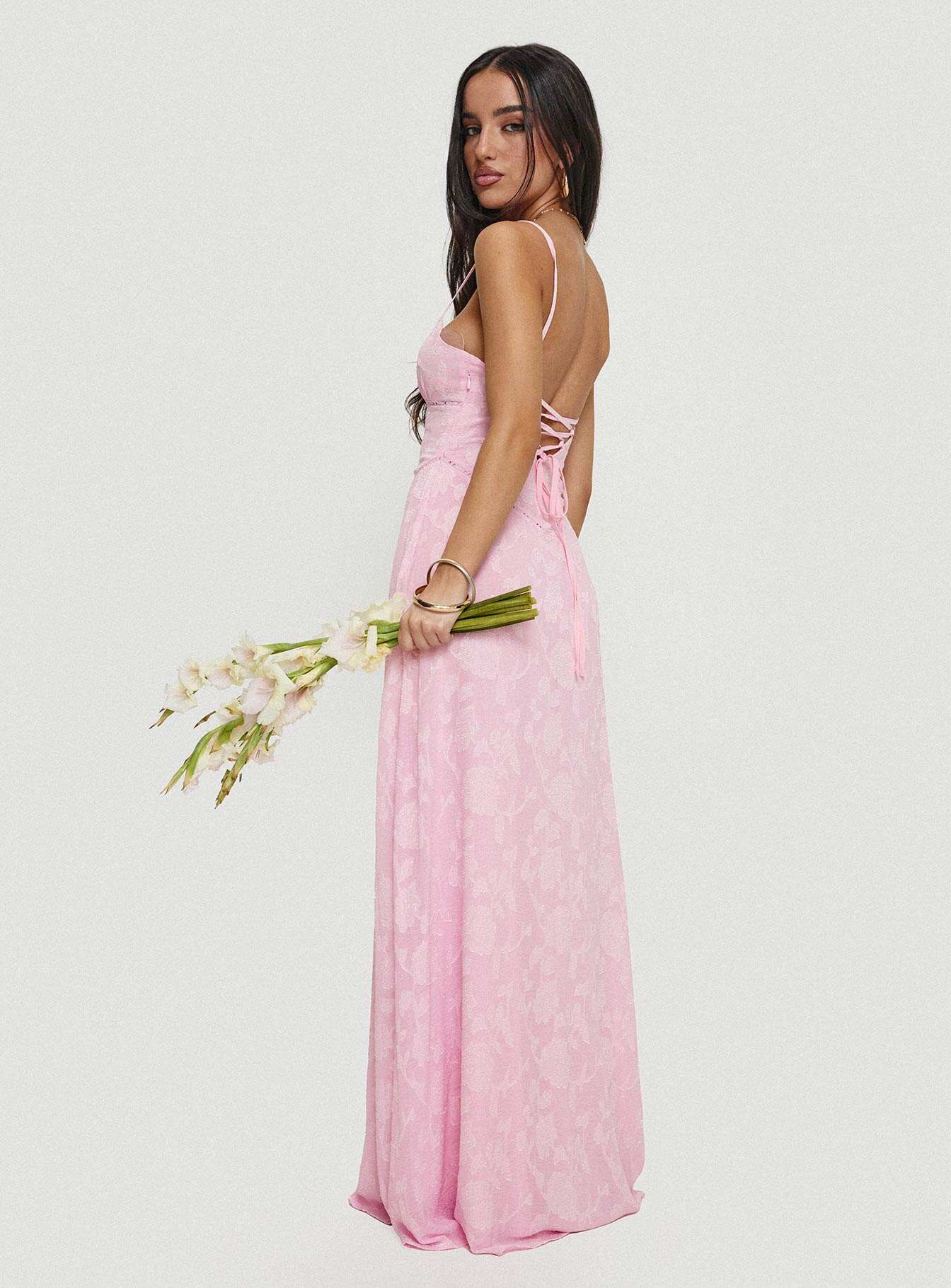 South Of France Maxi Dress Pink - luluinthesky