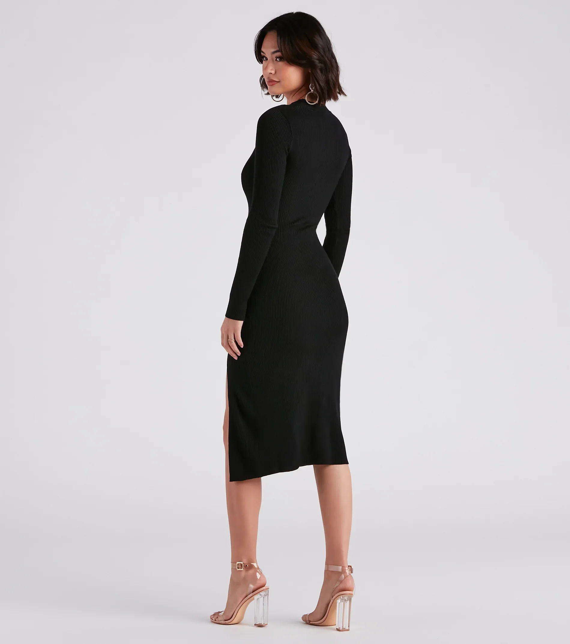 Wonderful Winter Sweater Midi Dress
