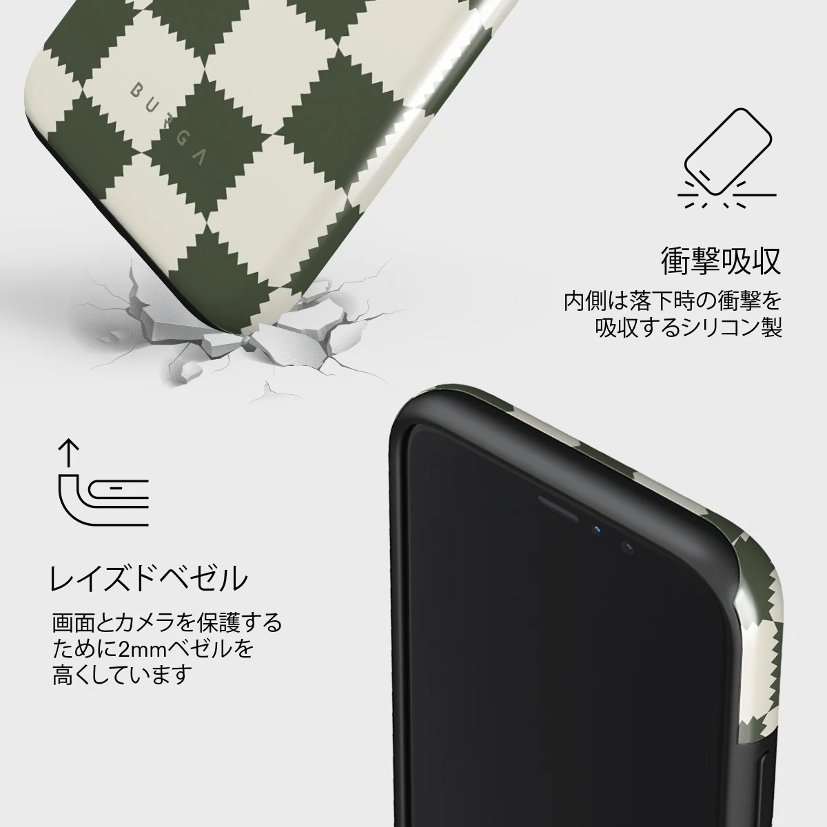Retro Grid - iPhone 11 Pro ケース
