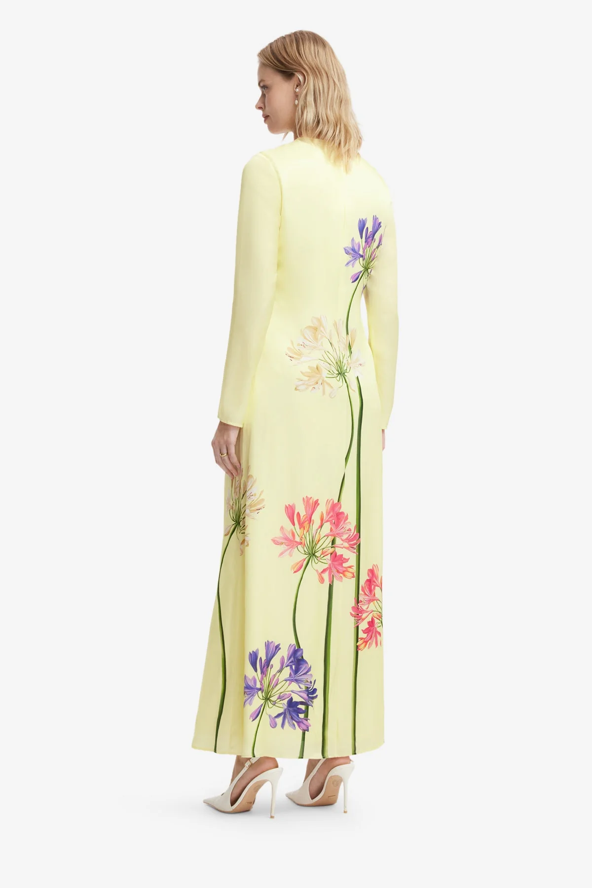 Cassandra Maxi Dress - Agapanthus Print
