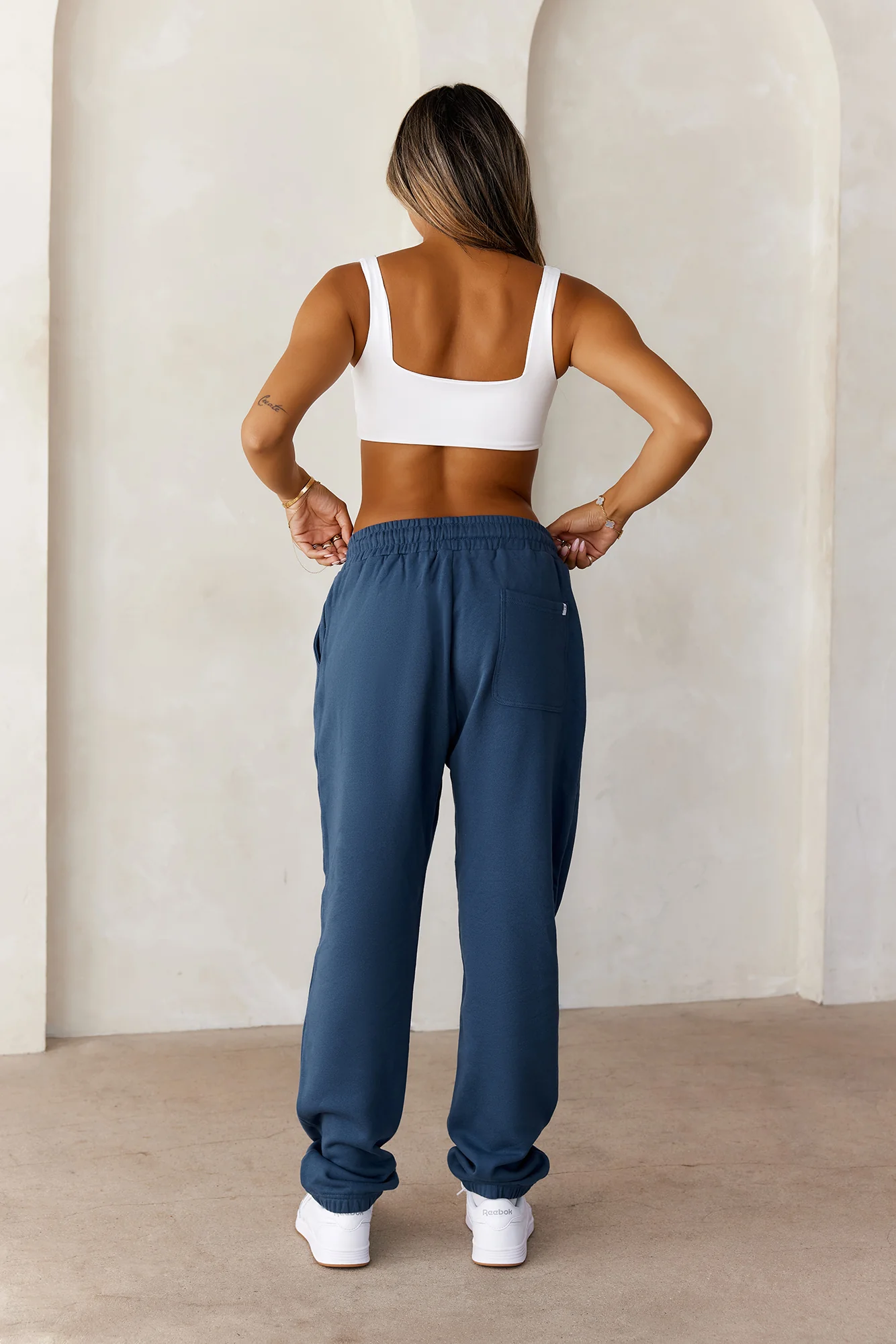 BASE Cuffed Sweatpants Navy
