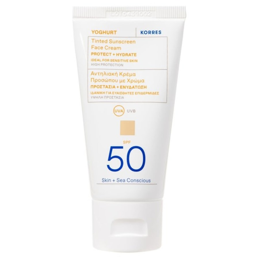 Korres Kosmetyki do opalania Jogurtowy krem przeciwsłoneczny do twarzy SPF50