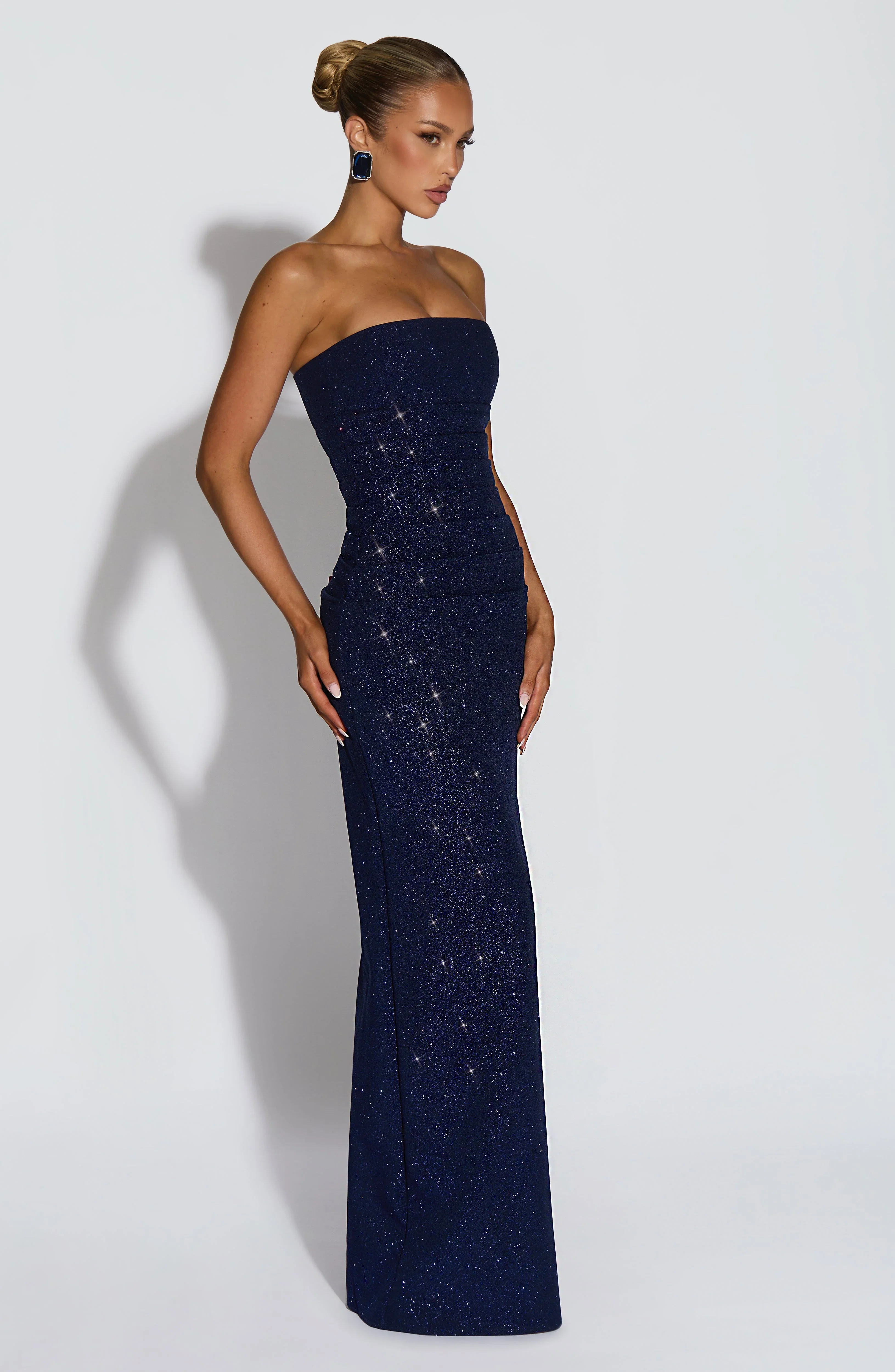 Pandra Maxi Dress - Navy Sparkle
