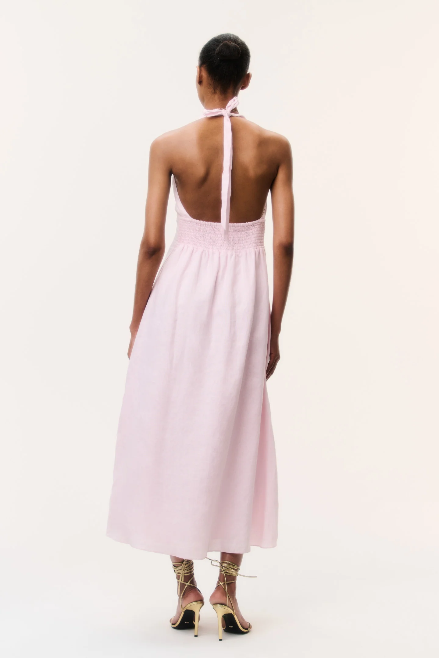 Lovis Linen Halter Maxi Dress
