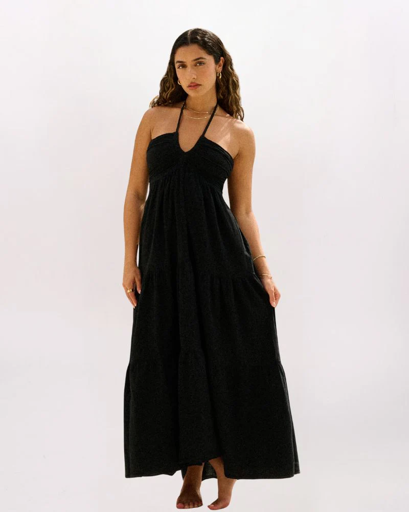 HALTER MAXI DRESS - luluinthesky
