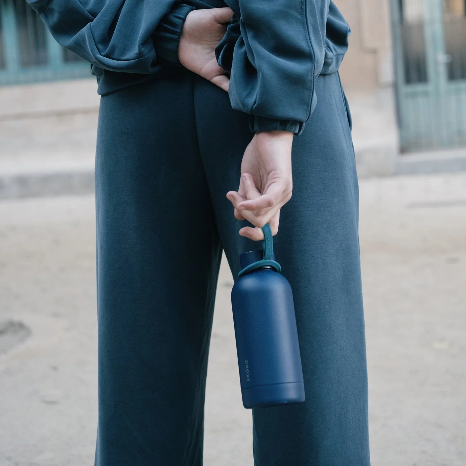 Vogeelle Insulated Reusable Bottle 12 oz - Midnight Blue