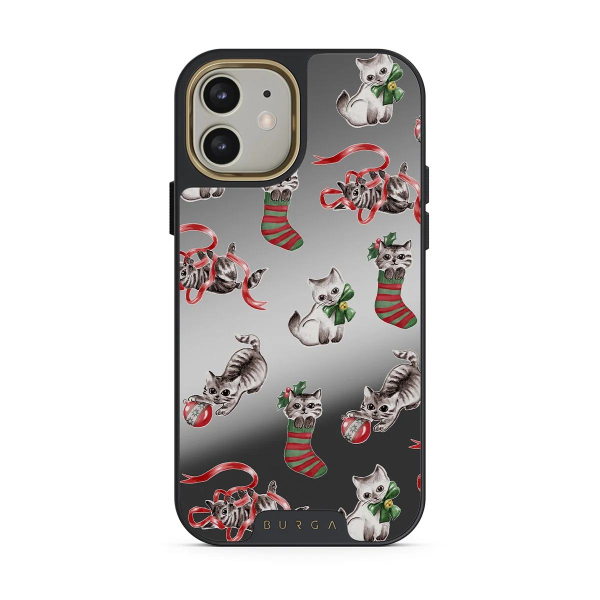 Merry Kitty - iPhone 12 ケース