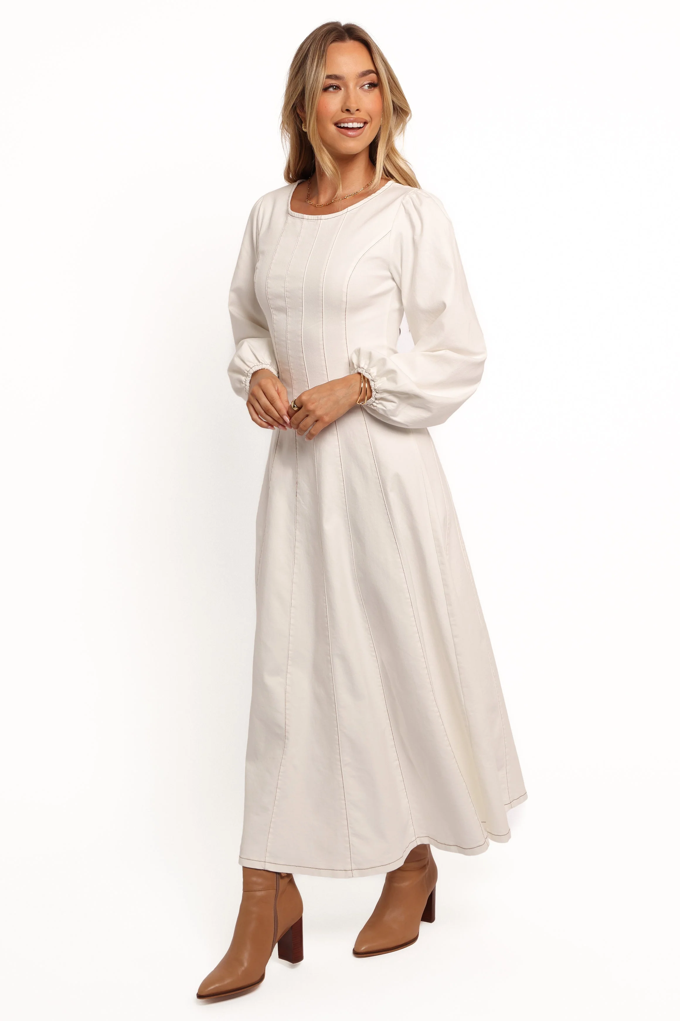 Cilla Midi Dress - White