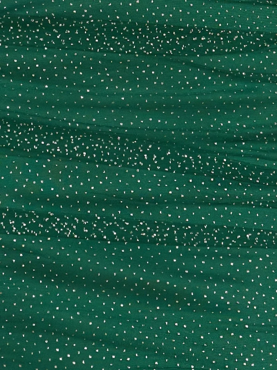 Dark Green Bow Bust Glitter Sheath Homecoming Dress