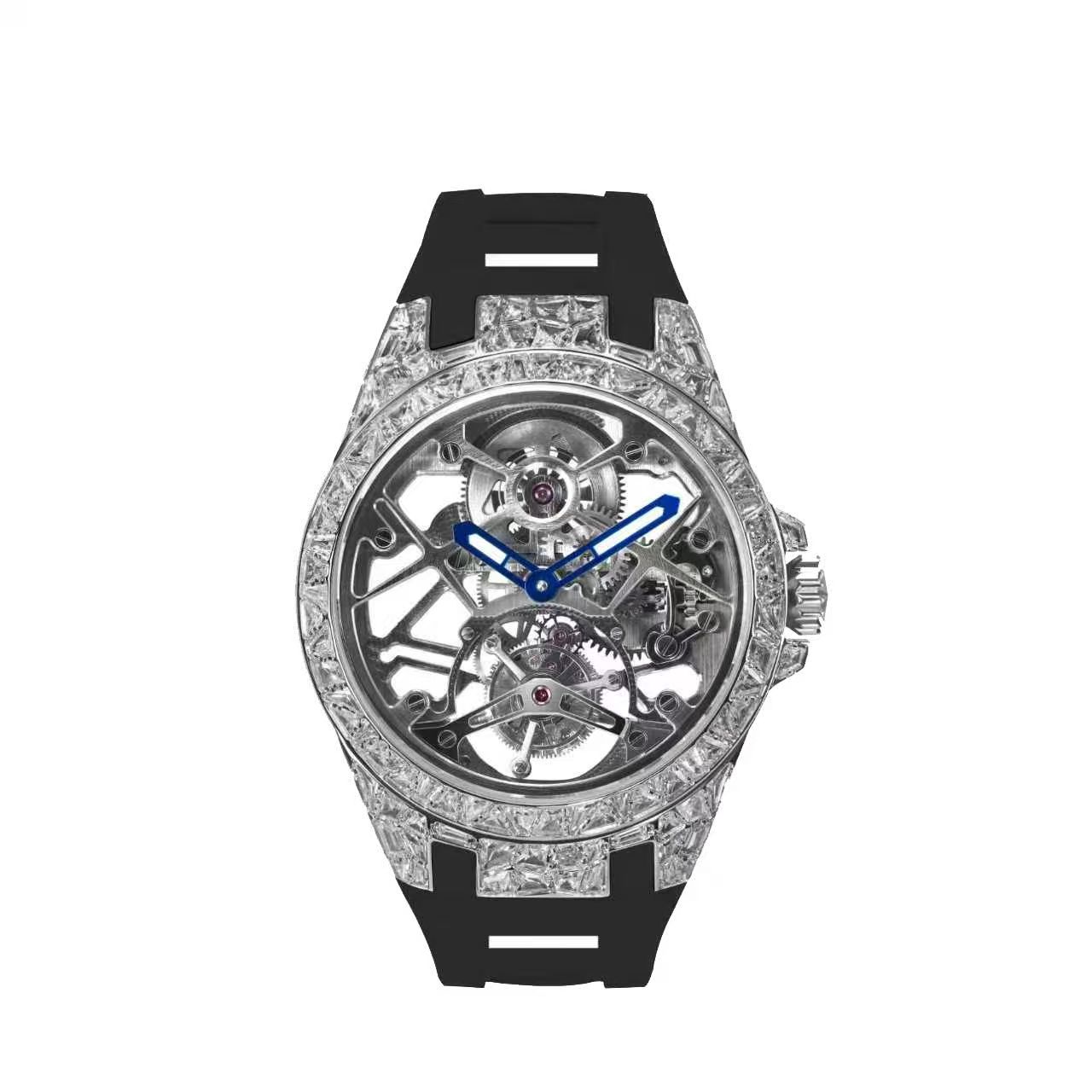 Wuyin Skeleton Tourbillon Watch – Manual, Sapphire, 44mm T850M