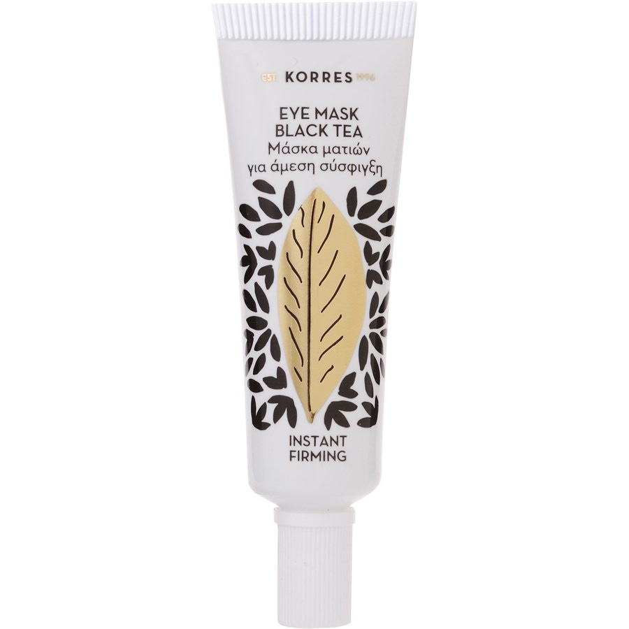 Korres Maseczki i peelingi Instant Firming Eye Mask Black Tea