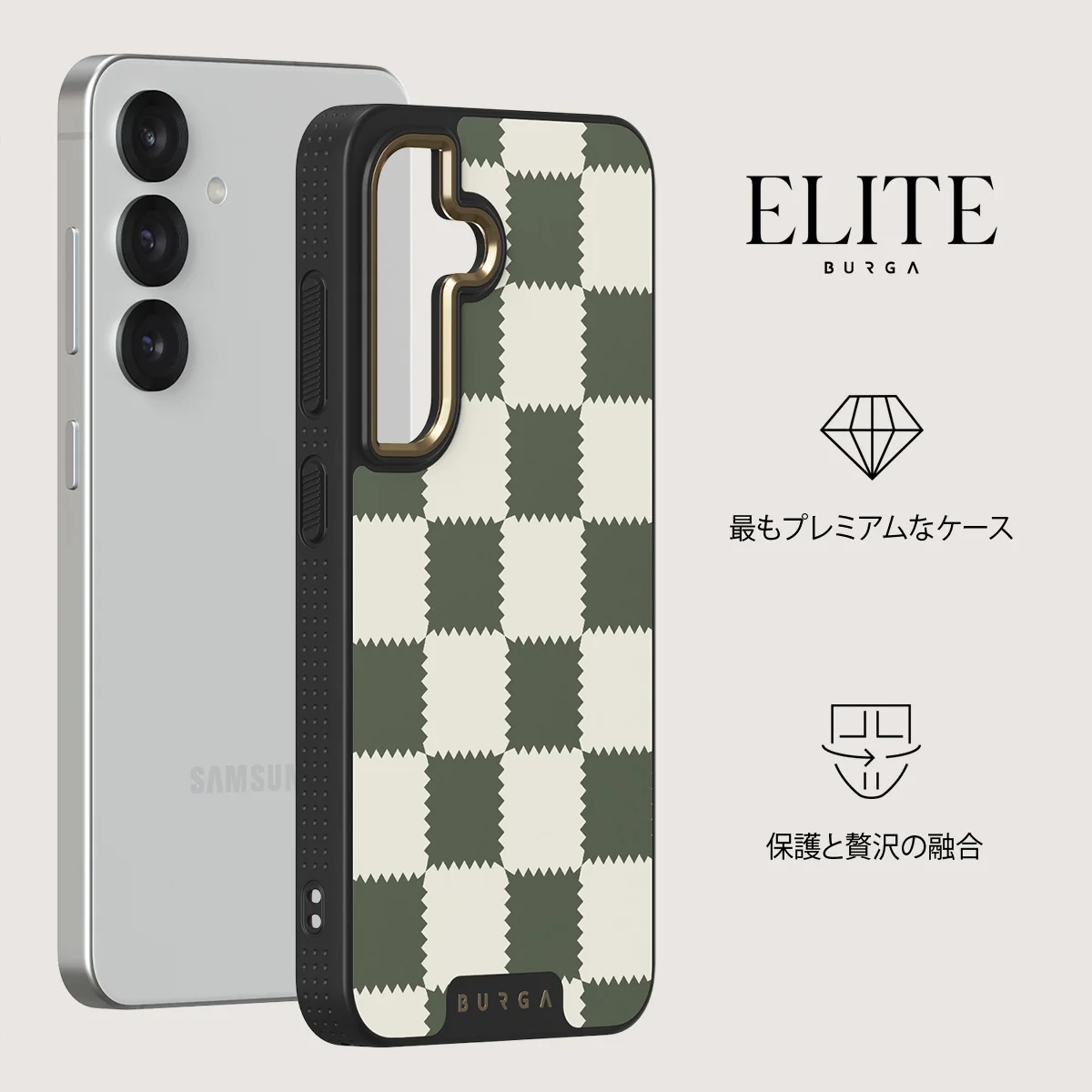 Retro Grid - Samsung Galaxy S25 Plus ケース