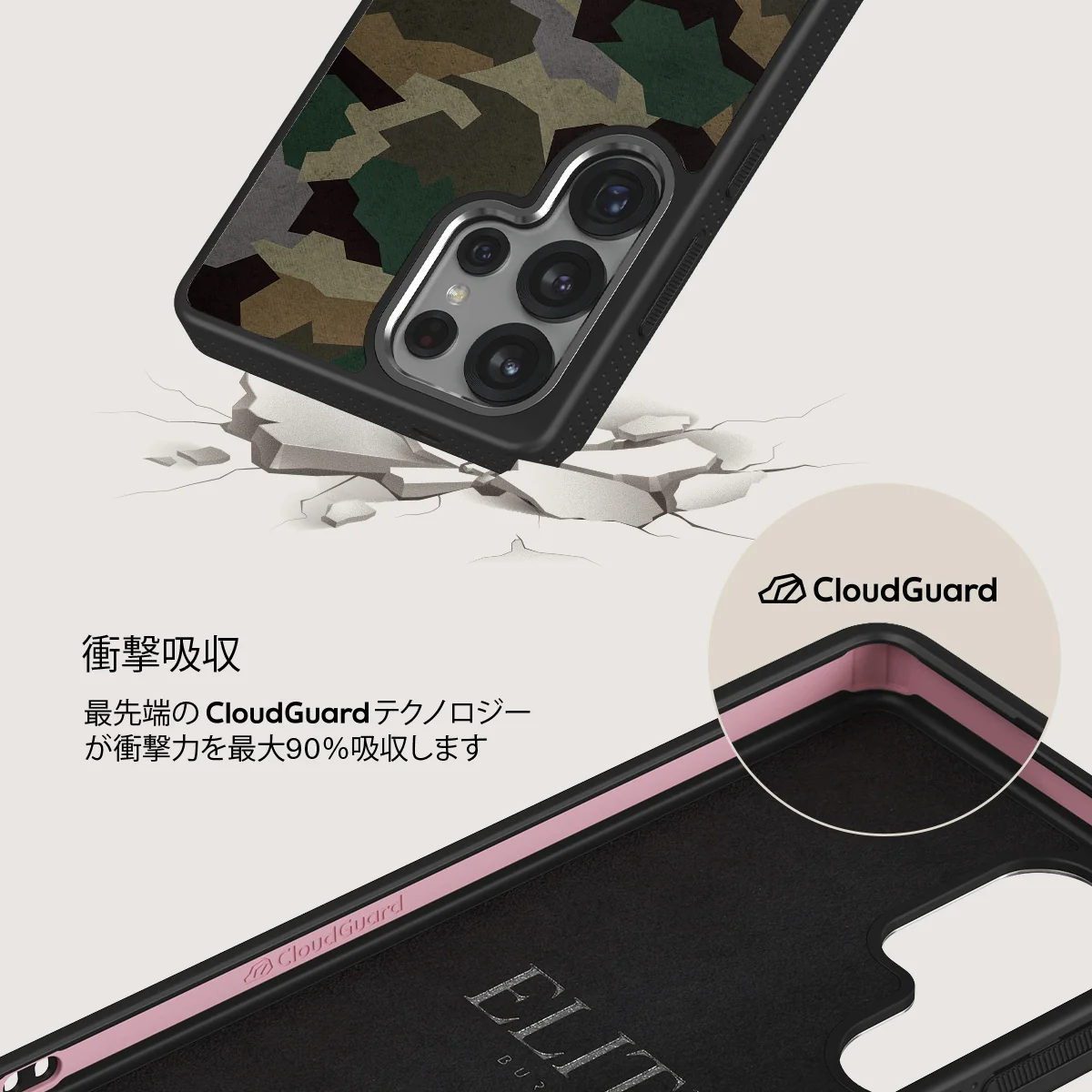 Tropical Green Camo - Samsung Galaxy S25 Ultra ケース