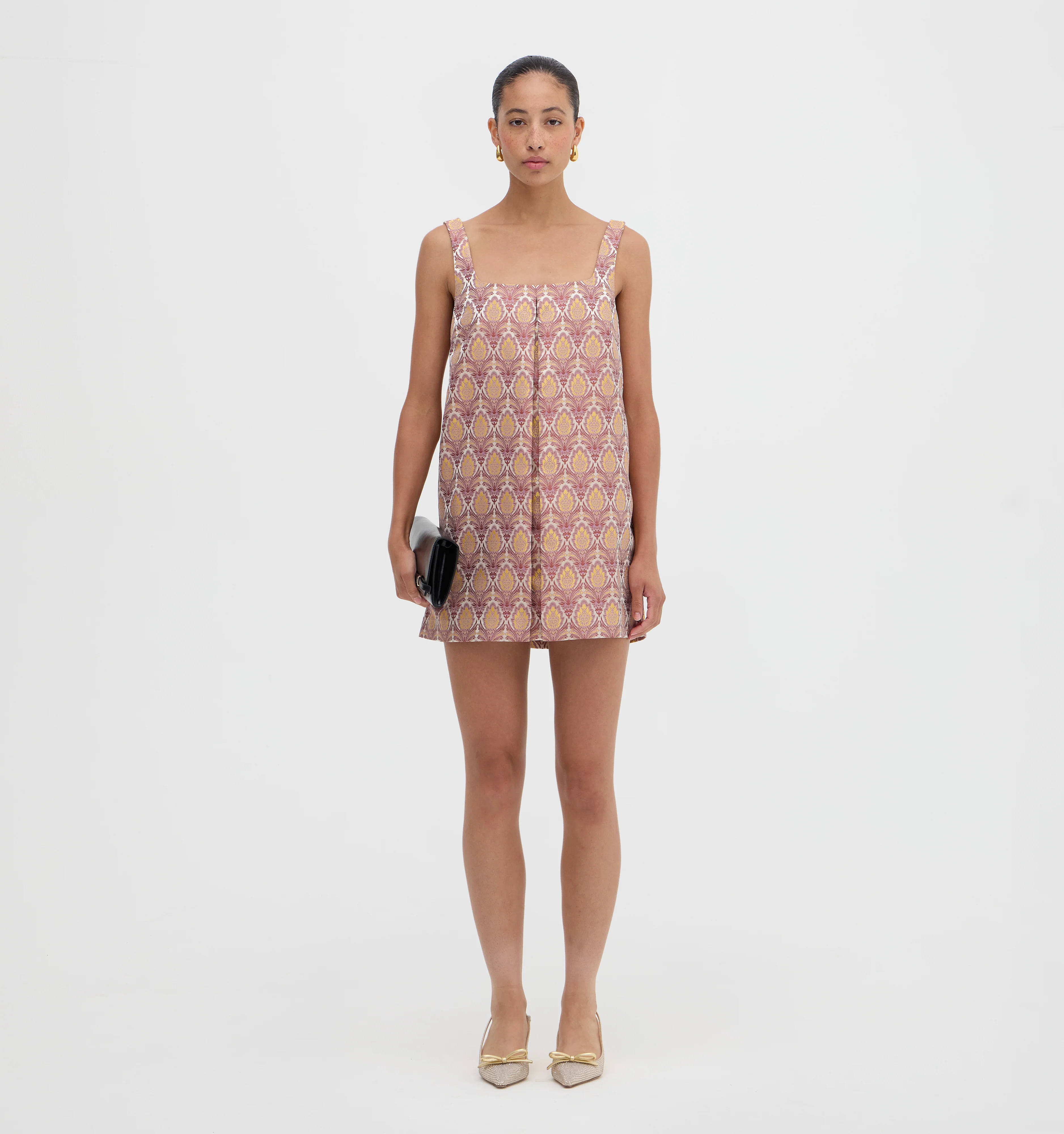 The Jasper Dress -  Pimlico Foulard Ivory Multi