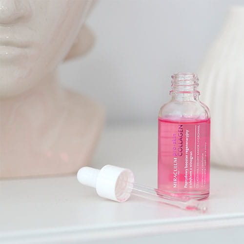 MIRACULUM Collagen Pro-Skin / Peptydowy booster regeneracyjny z olejkiem z winogron