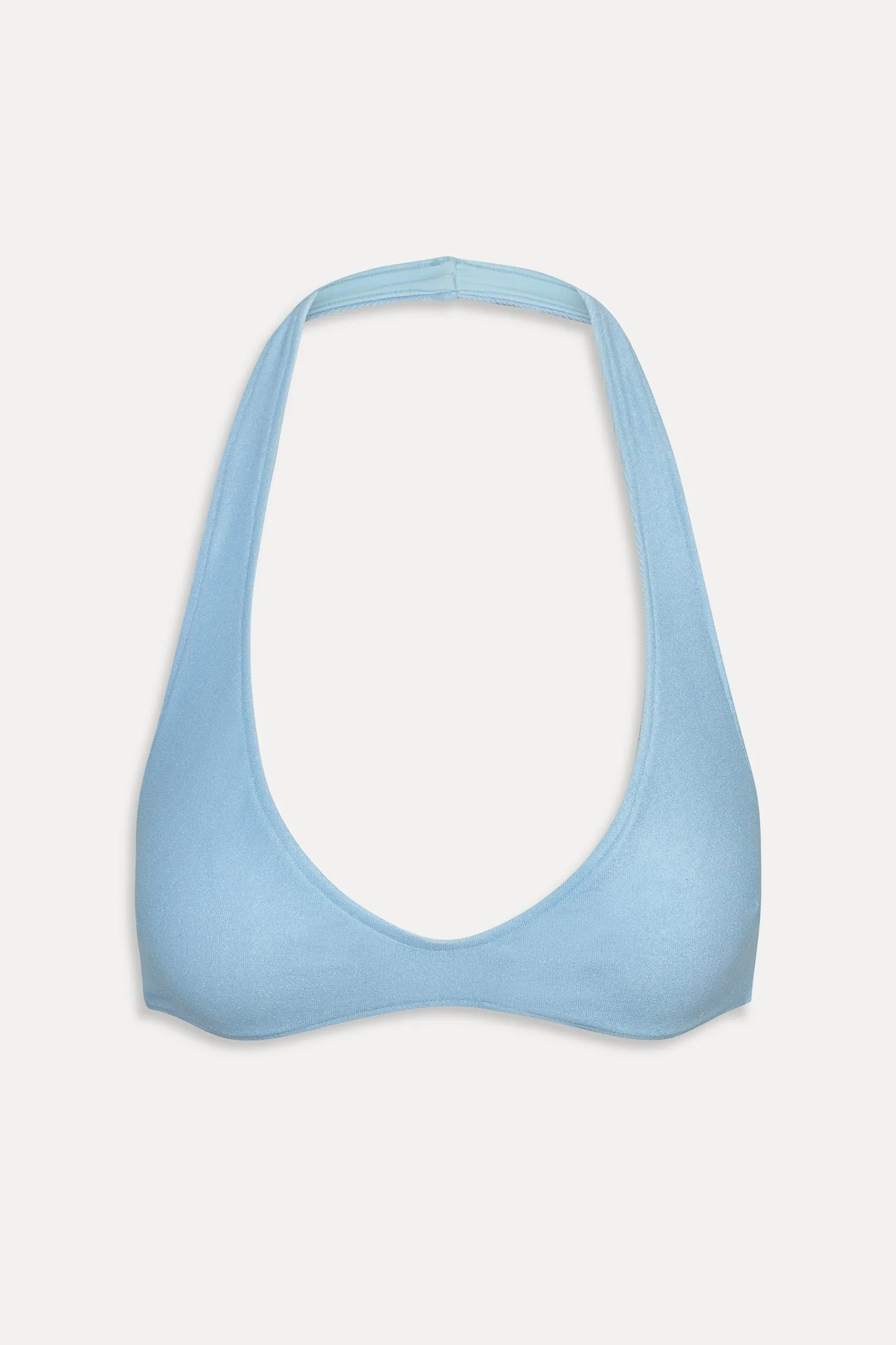 x JENNIE Malia Terry Bikini Top - Ocean Dip