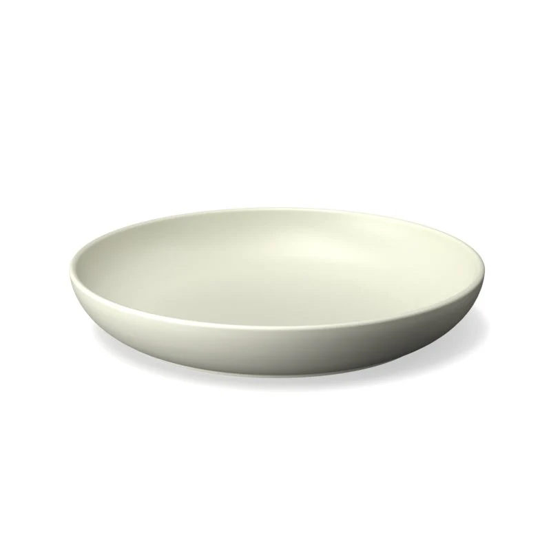 Vogeelle Round Deep Plate - Off White