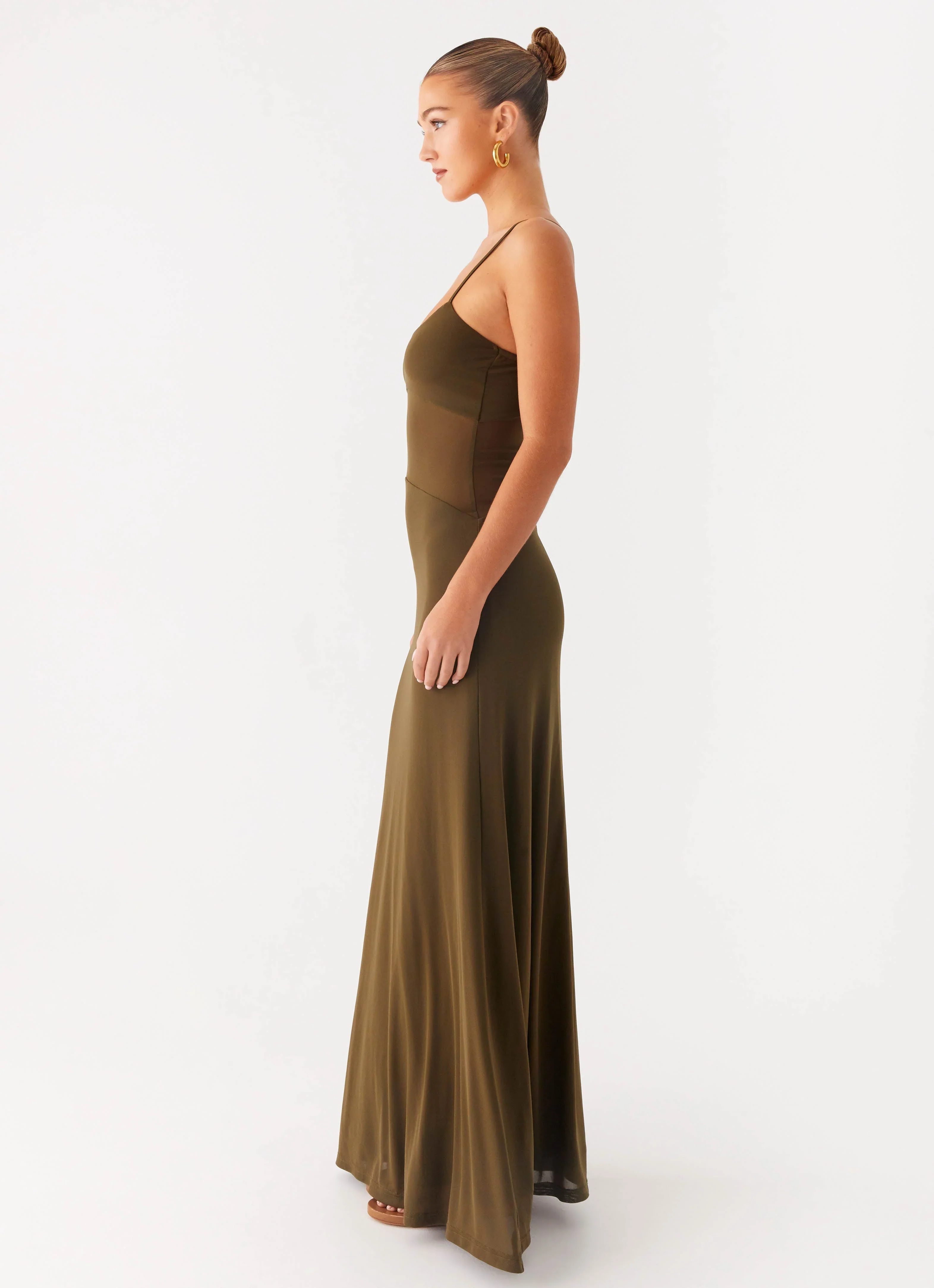 Starfall Maxi Dress - Khaki