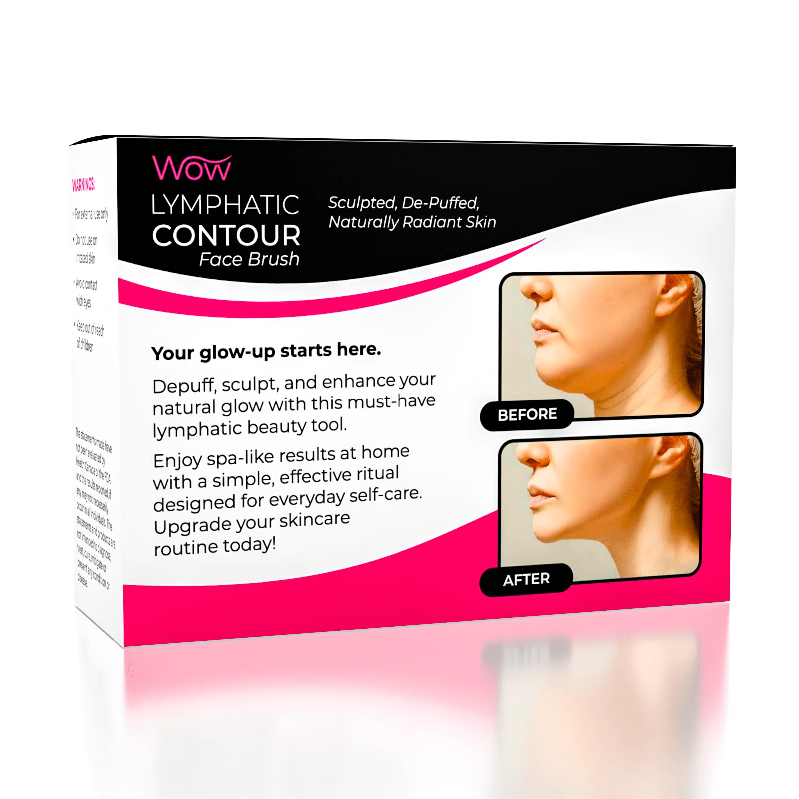 WOW Lymphatic Contour Face Brush For De-Puffed & Radiant Skin