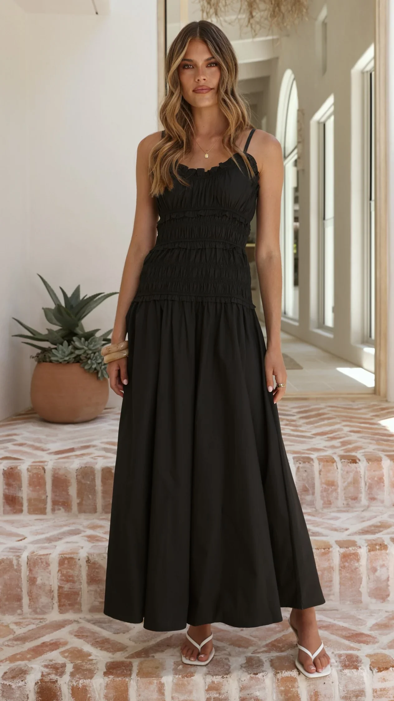 Vida Maxi Dress - Black