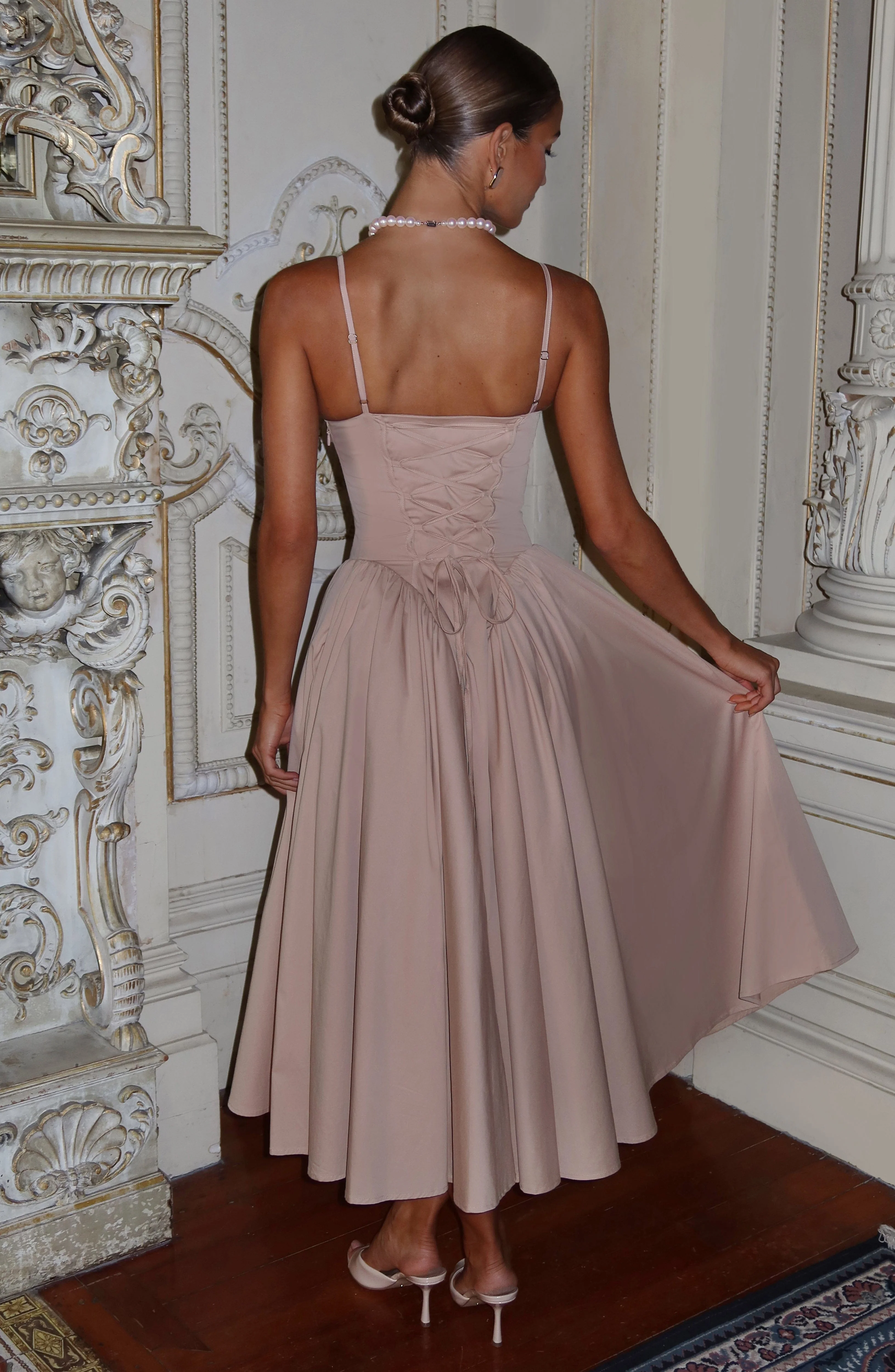 Emerson Midi Dress - Clay