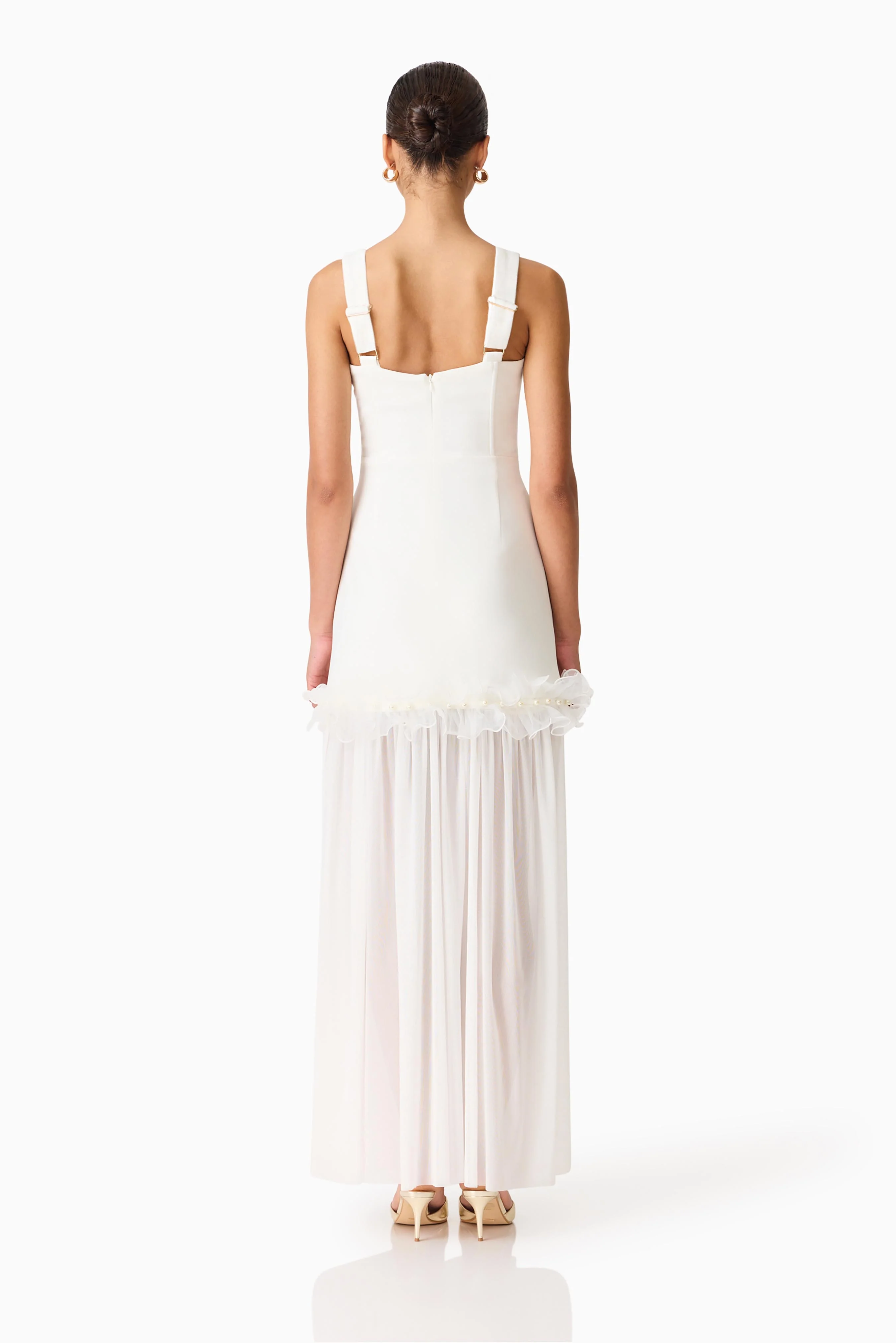 Sia Sweetheart Gown in White
