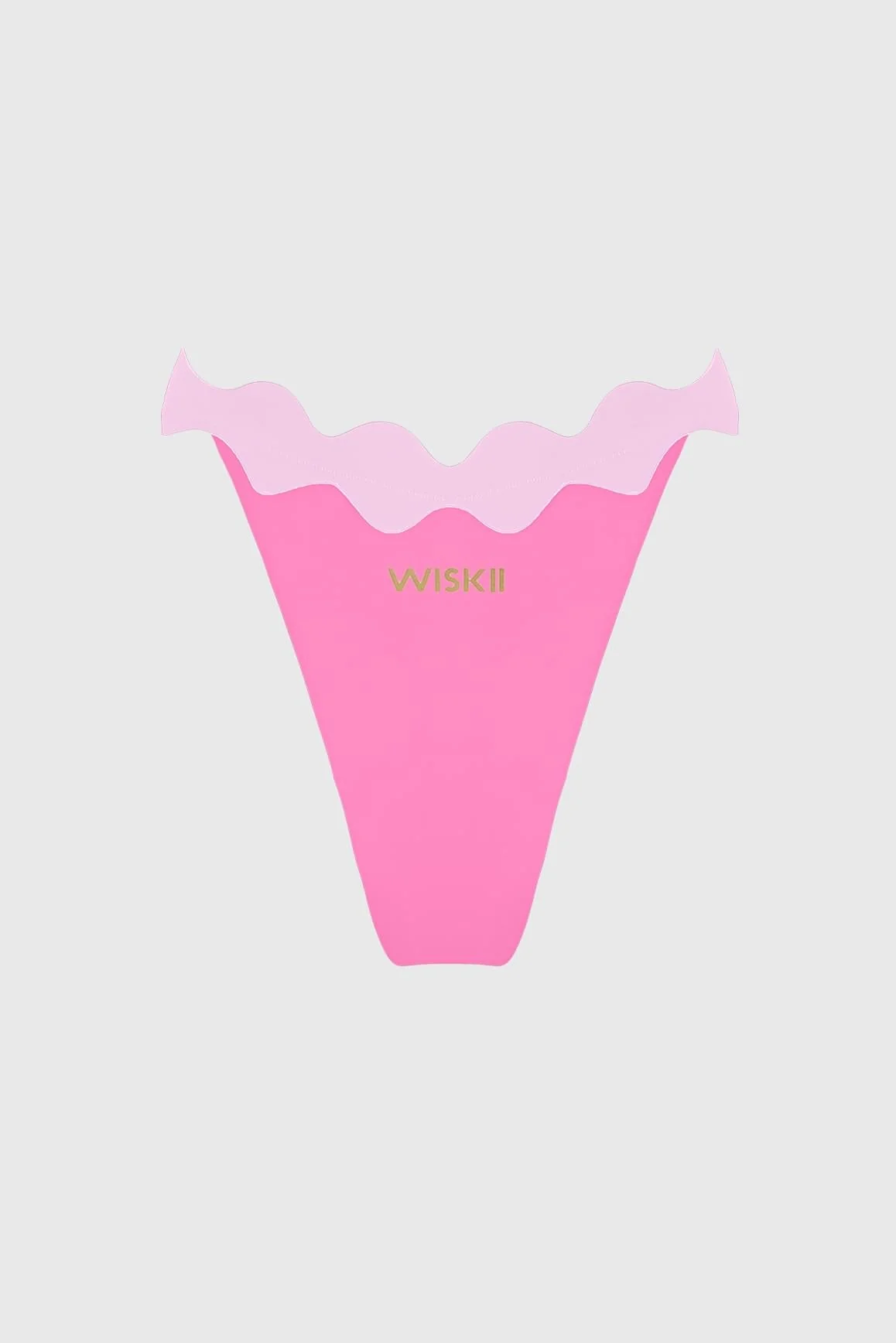 Riviera Scallop Contrast Bikini Bottom