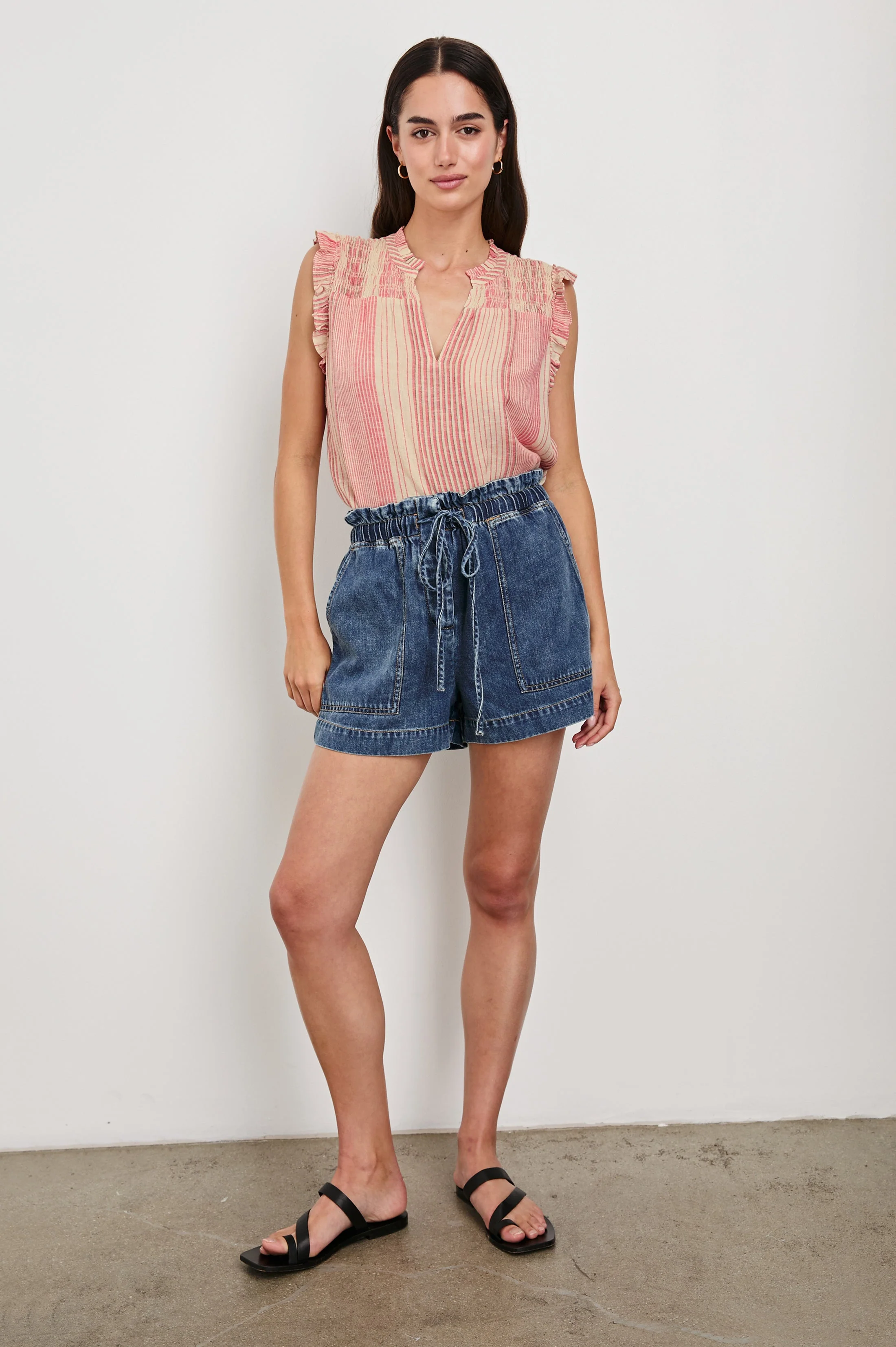 Arlene Top - Salerno Stripe