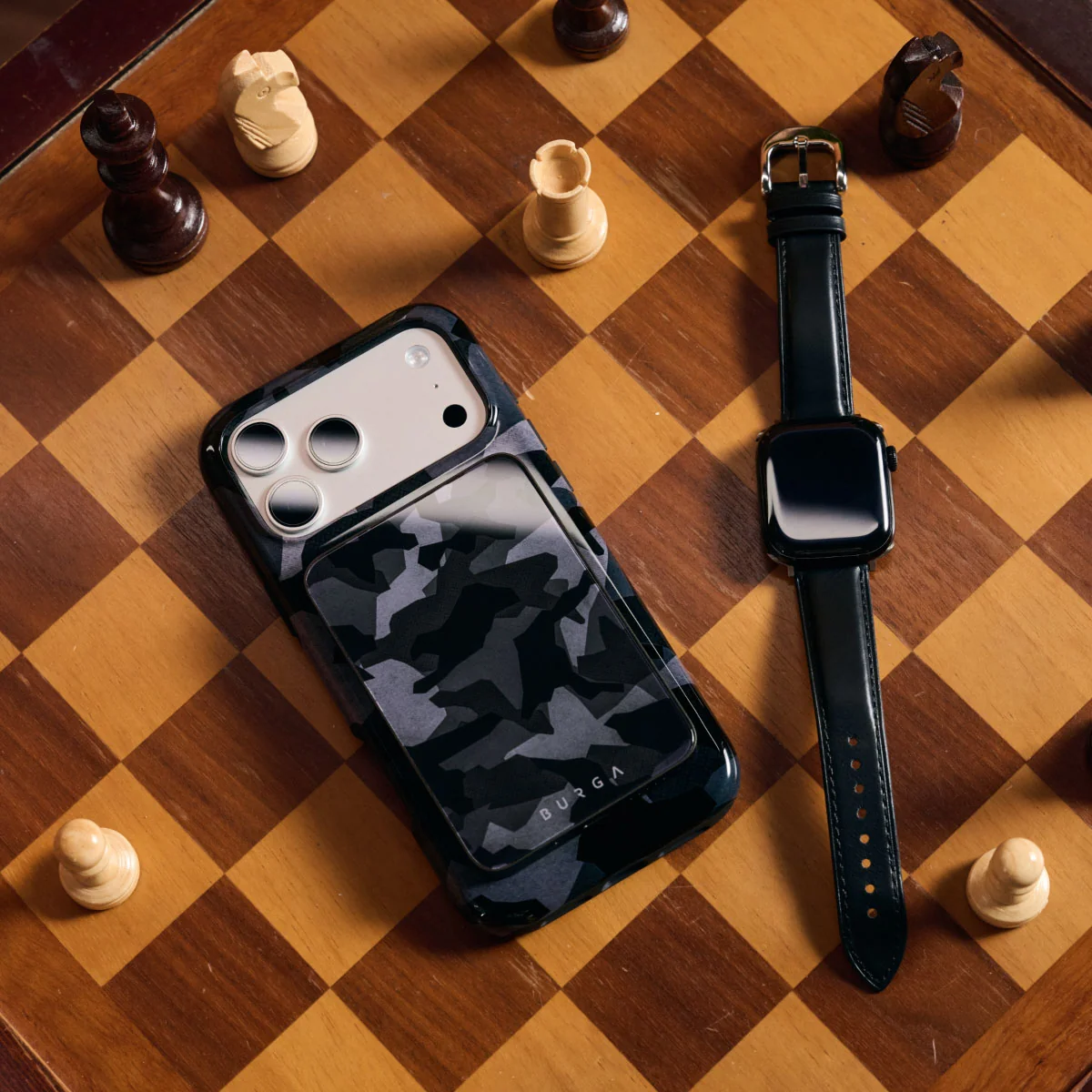 Night Black Camo - Samsung Galaxy S25 Edge ケース