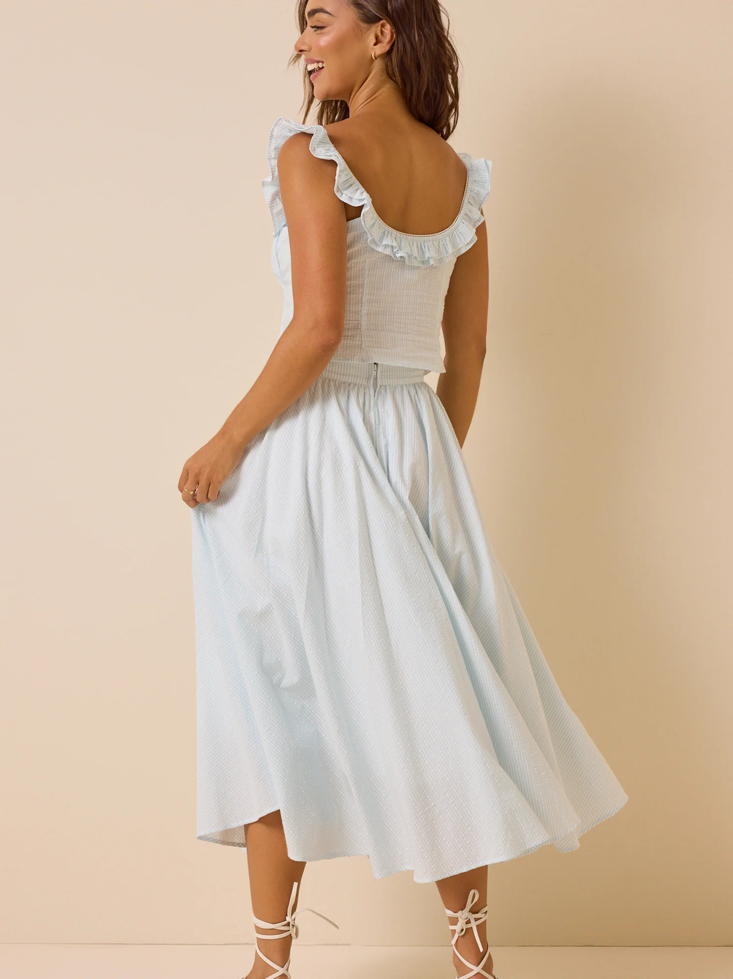 Matilda Stripe Button Front Tank - luluinthesky