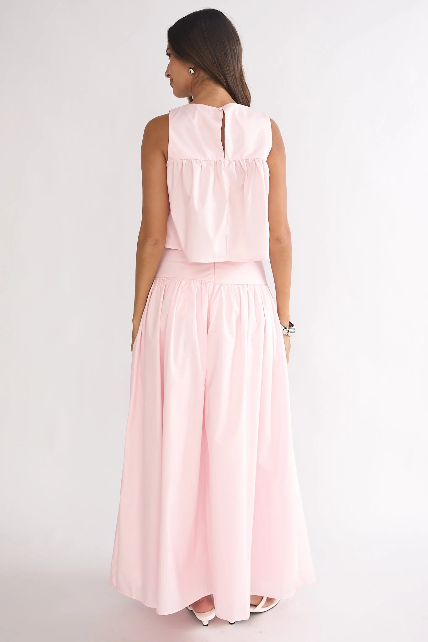 Starlina Wide Waistband Maxi Skirt Rosewater - luluinthesky
