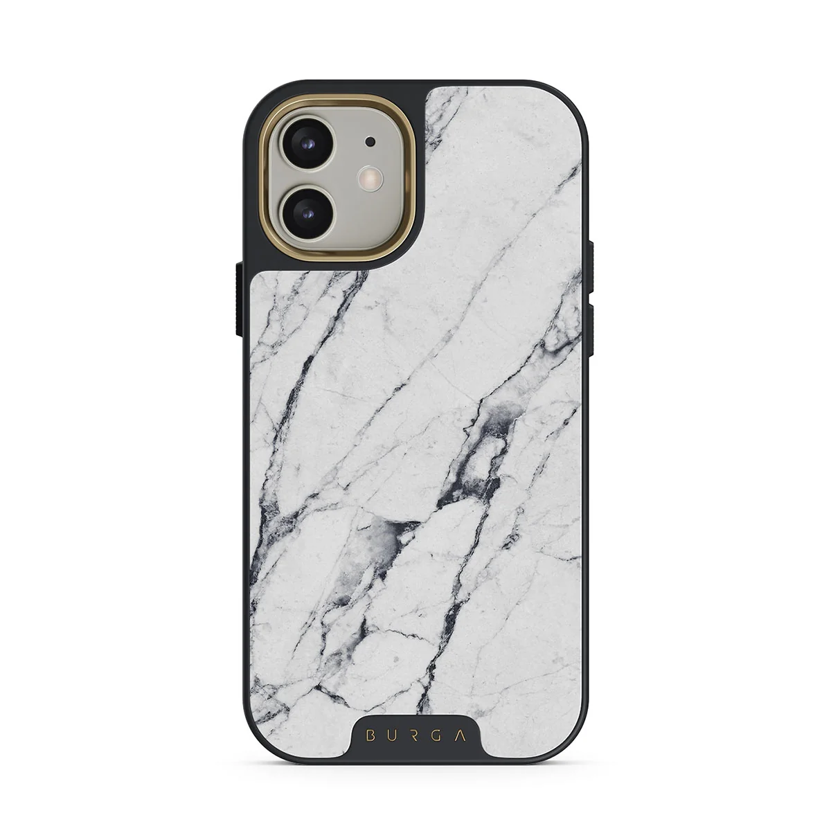 Satin White - Marble iPhone 12 ケース
