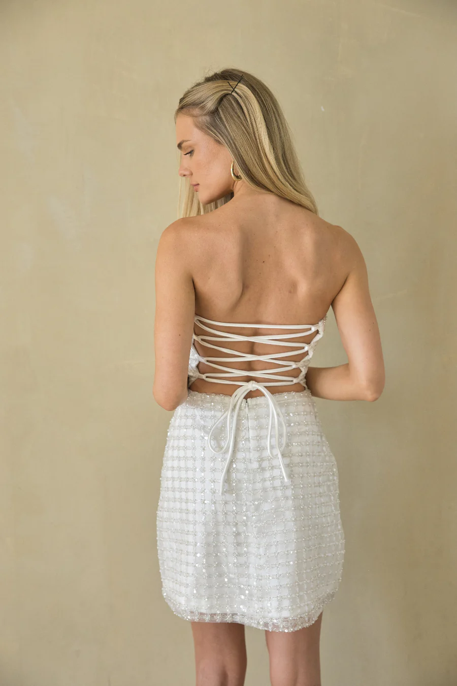 Adela Beaded Mini Dress - luluinthesky