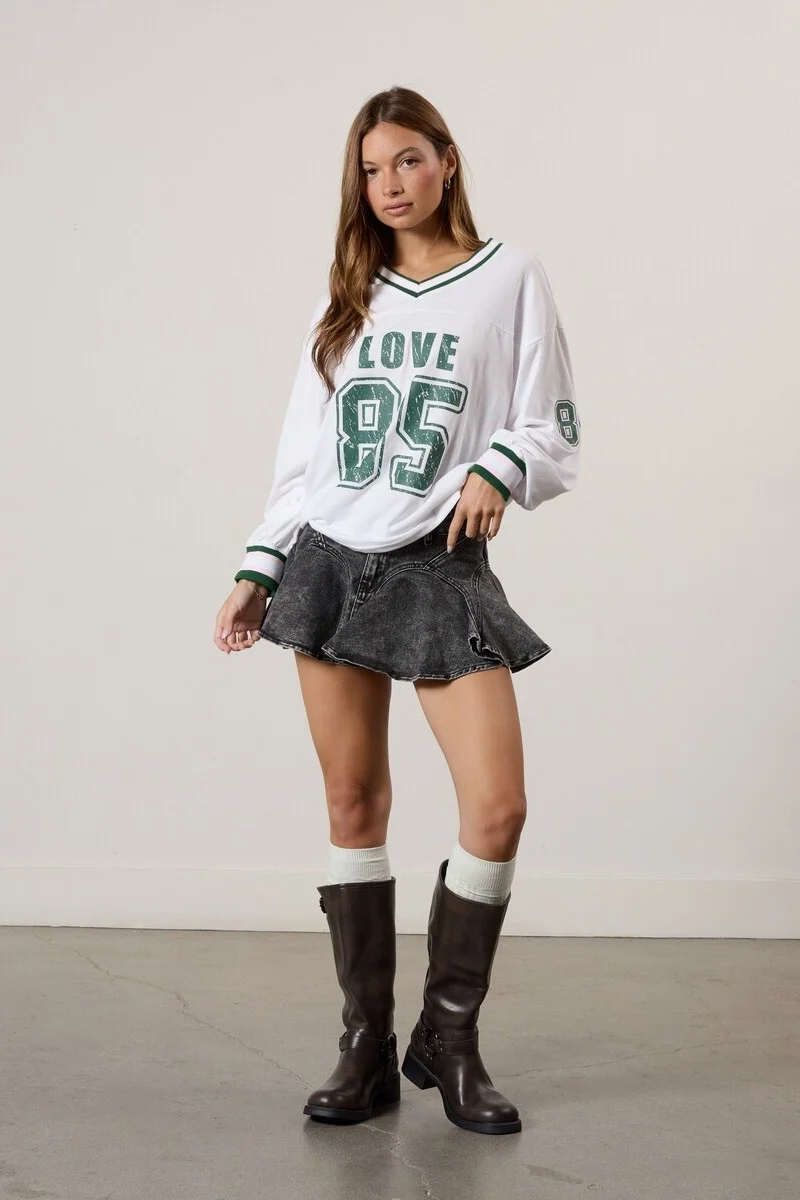 Love Long Sleeve Graphic Jersey