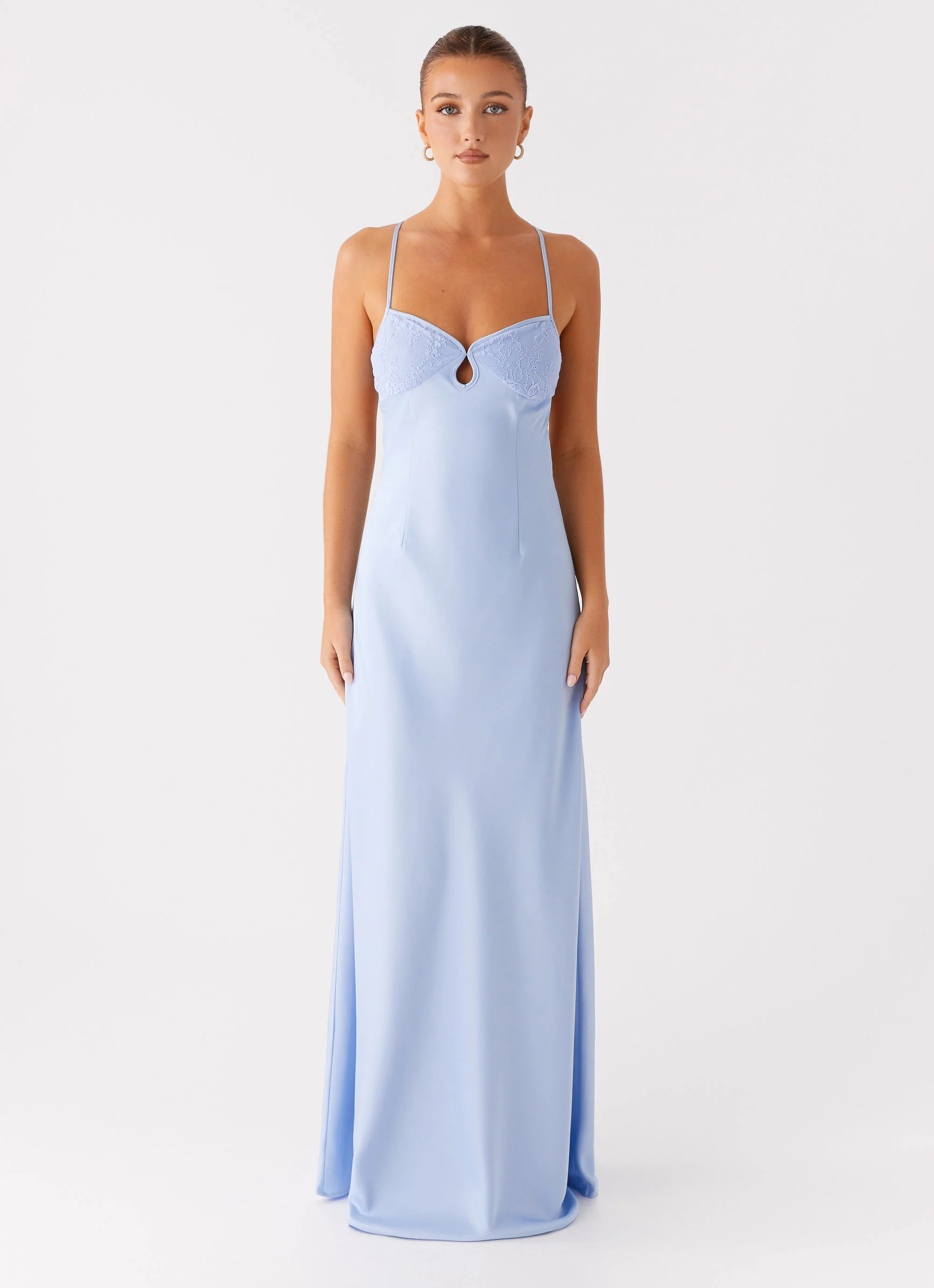 Joanie Maxi Dress - Blue - luluinthesky