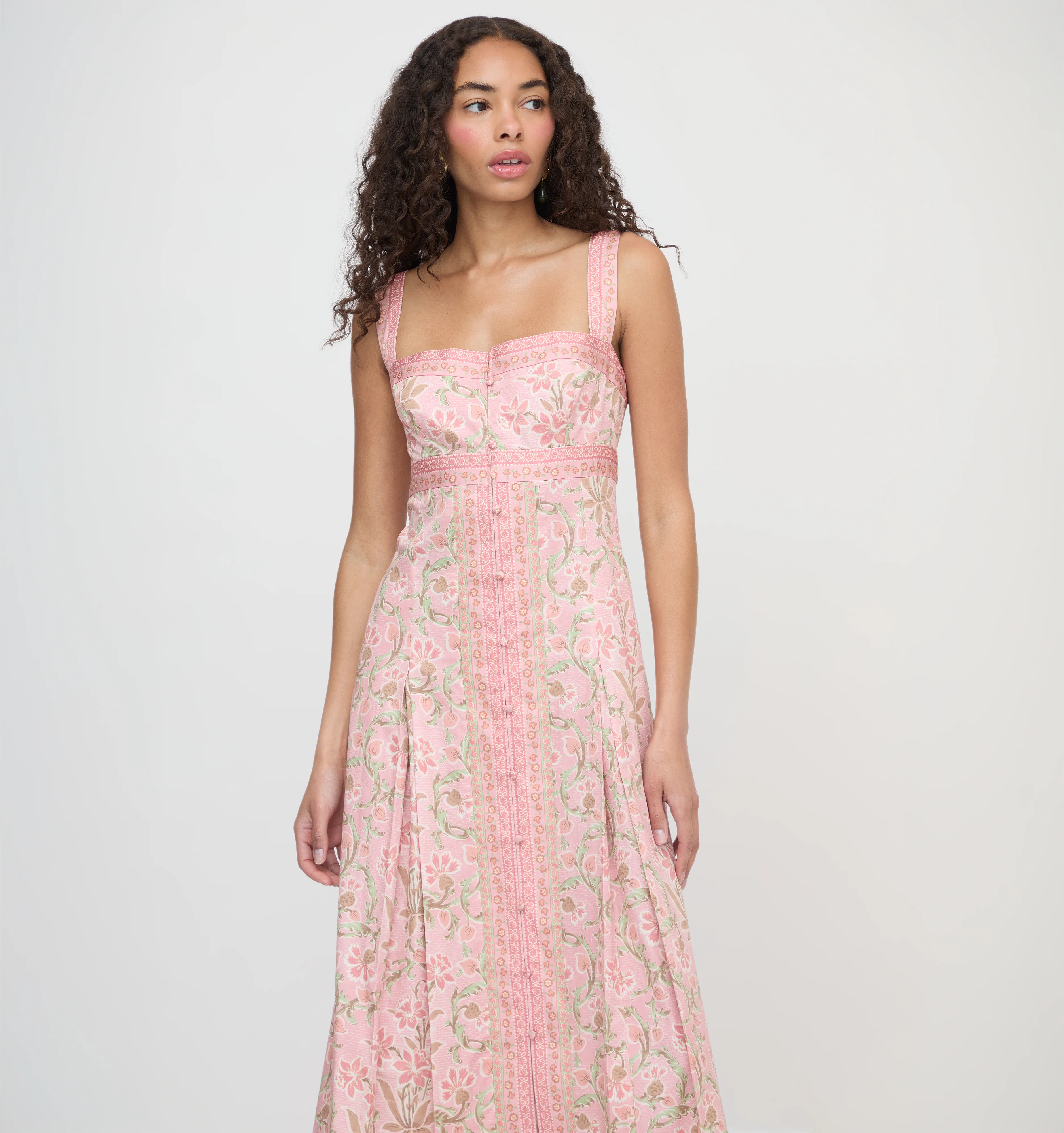 The Hope Dress - Daffodil Brocade