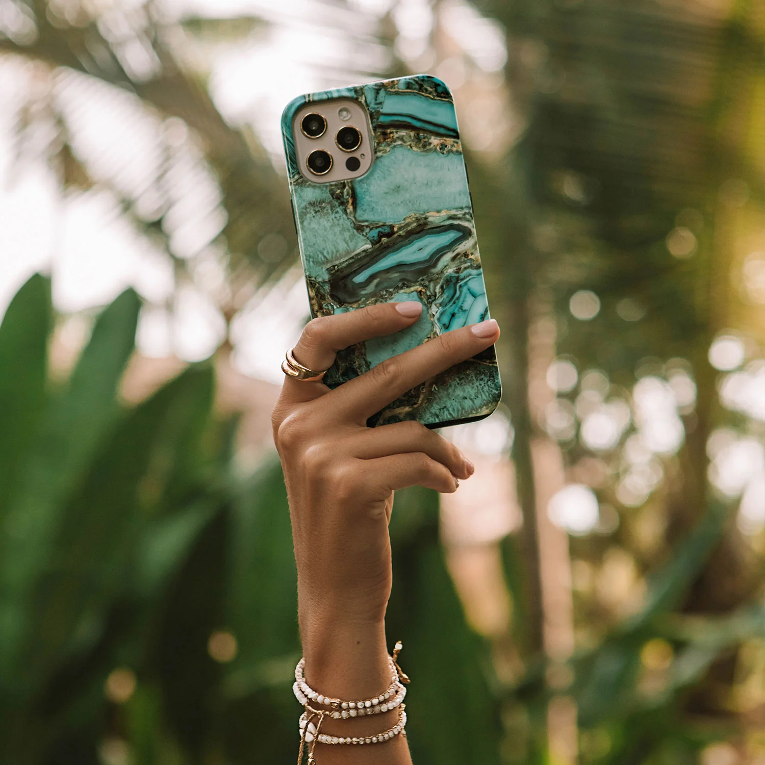 Ubud Jungle - Turquoise iPhone 11 Pro ケース