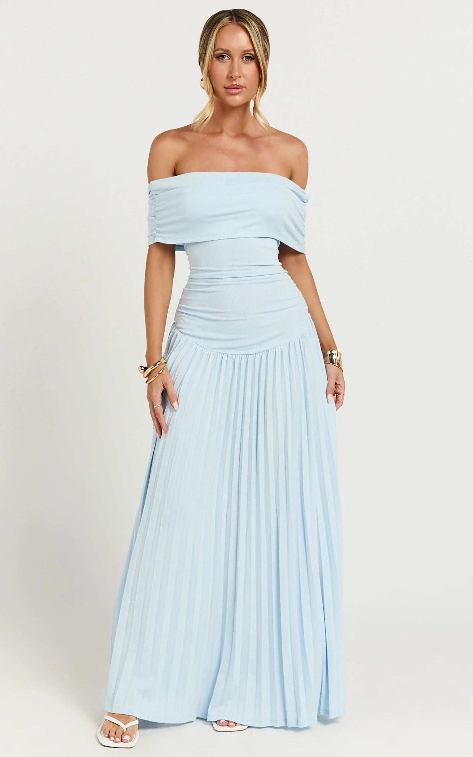 Lioness - Field of Dreams Maxi Dress in Soft Blue