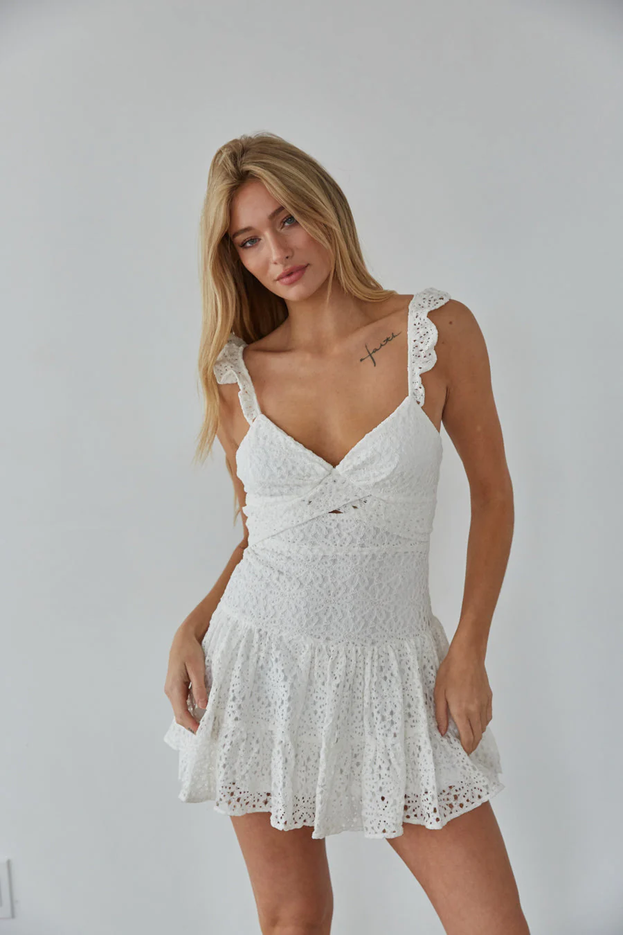Liliana Lace Mini Dress - luluinthesky
