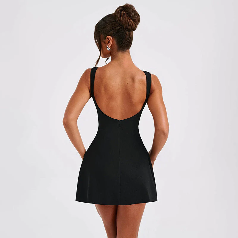 Zalia | Elegant Women’s Cocktail A-Line Mini Dress