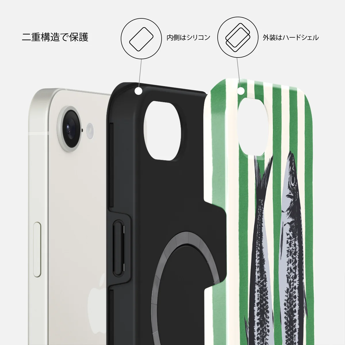 Sardinhas - iPhone 17e ケース