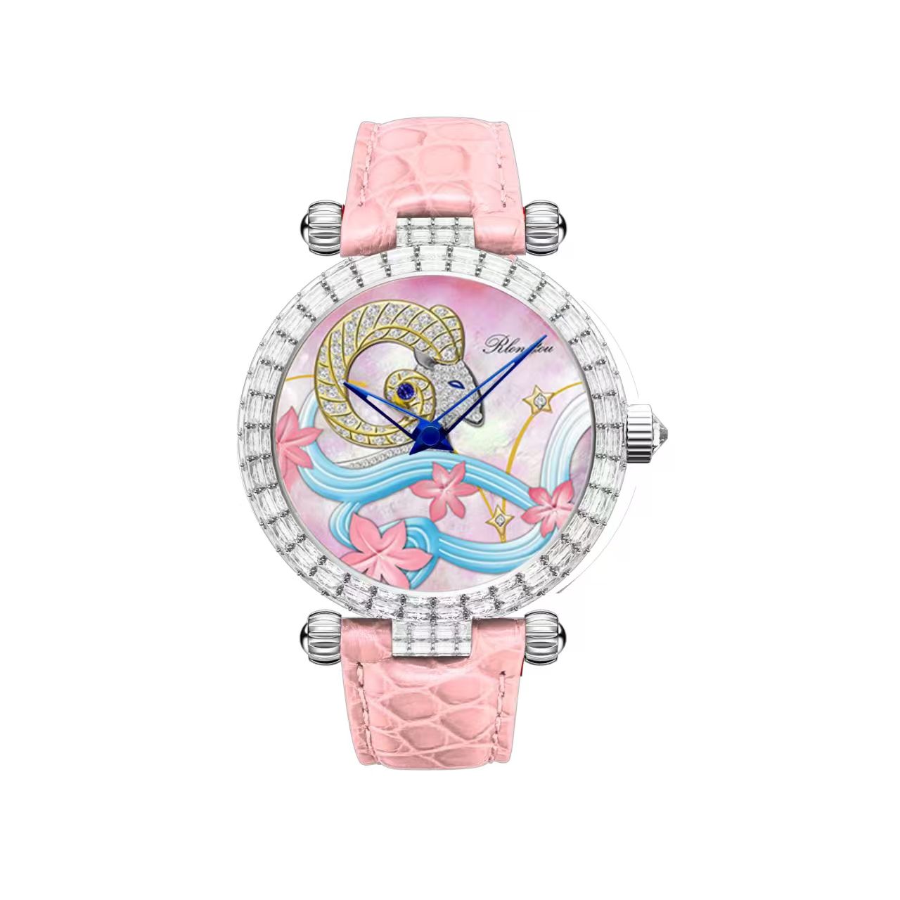 Zodiac Automatic Watch – 12 Signs, Crystal, 42mm T913M