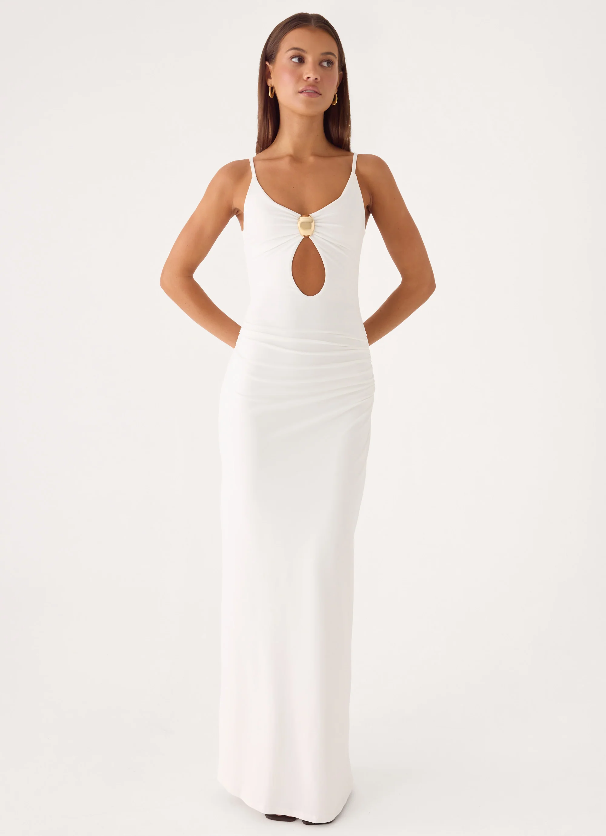 Inez Maxi Dress - White