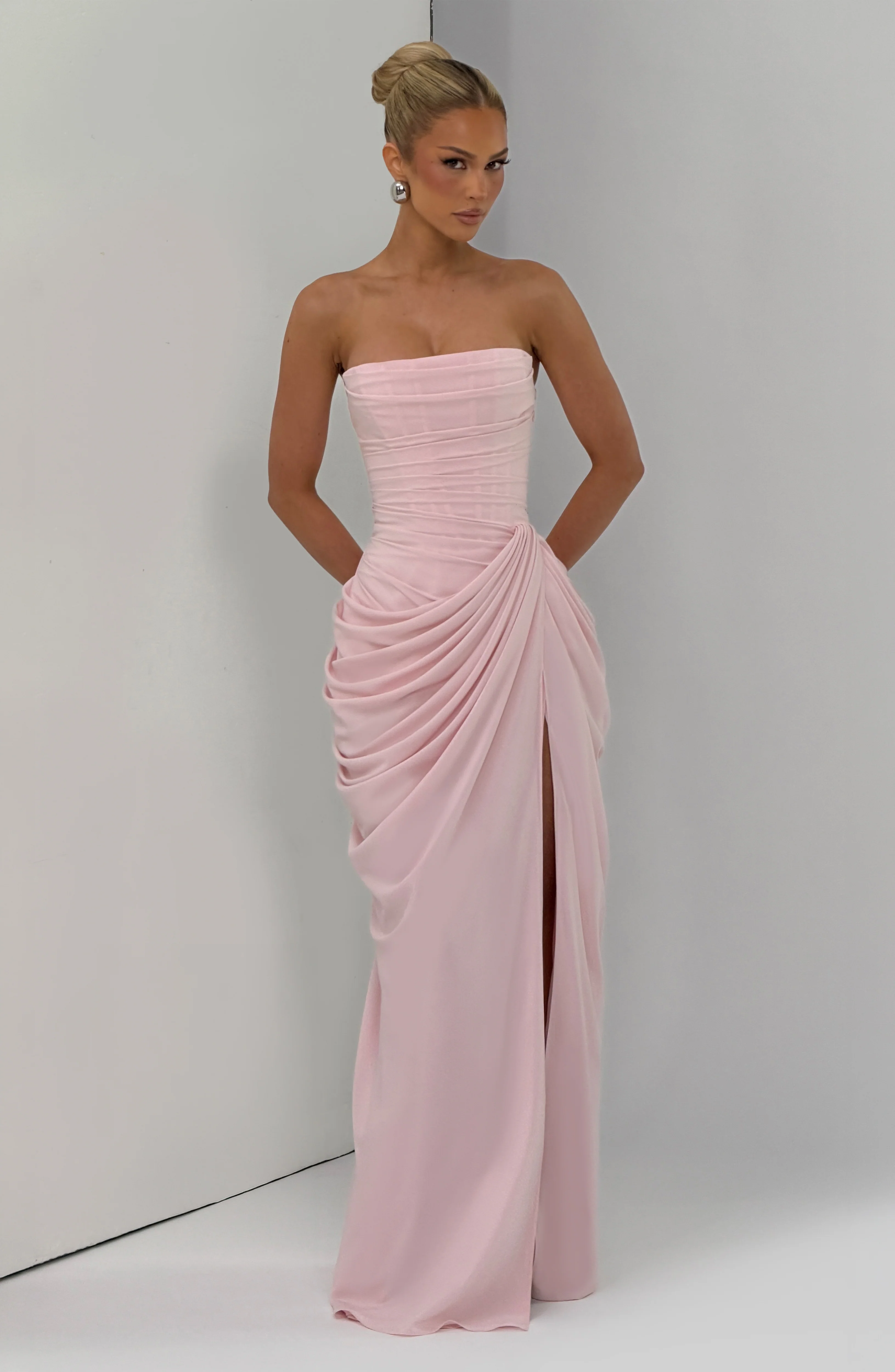 Cyra Maxi Dress - Blush