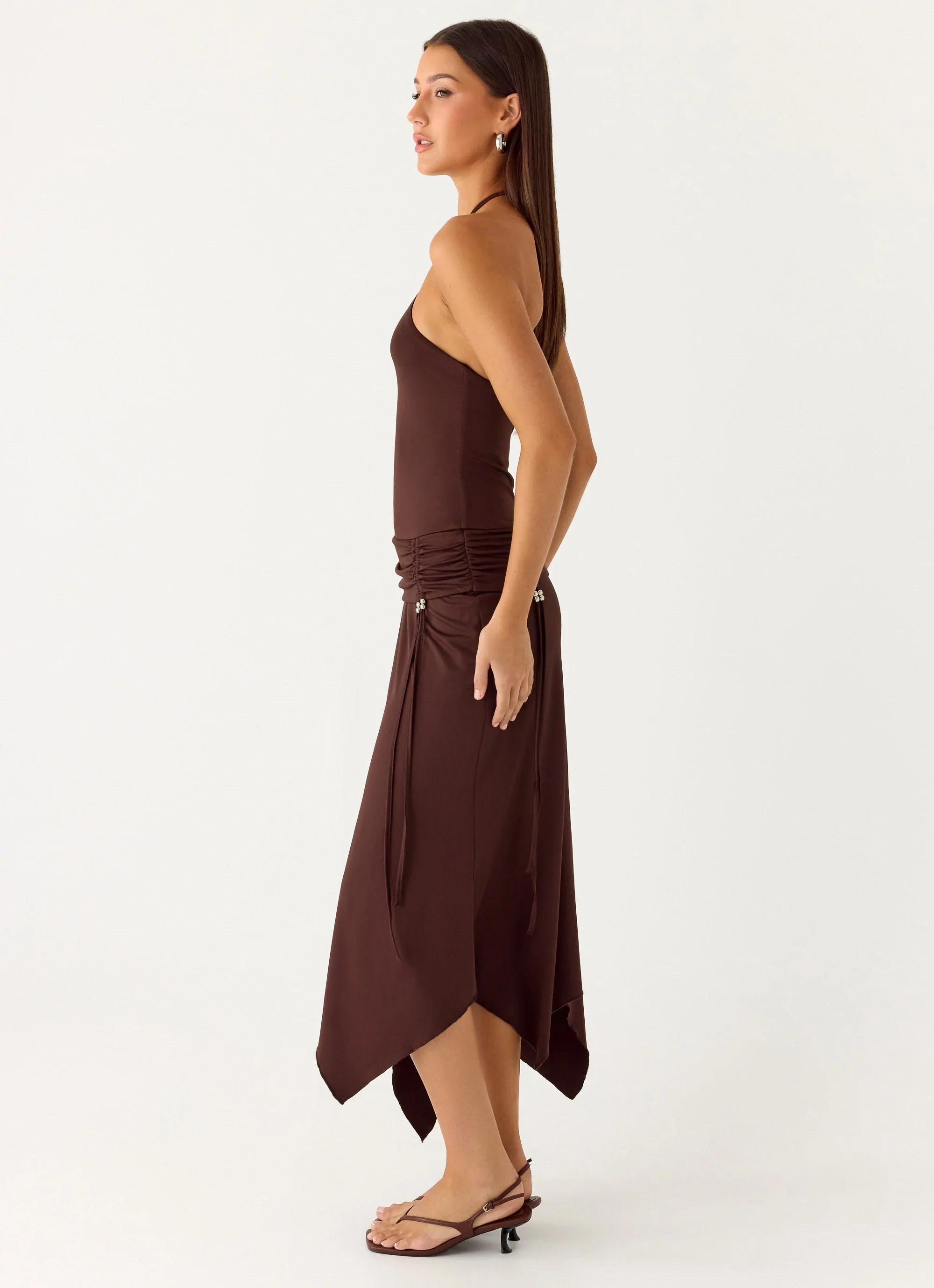 Becerra Midi Dress - Cool Chocolate