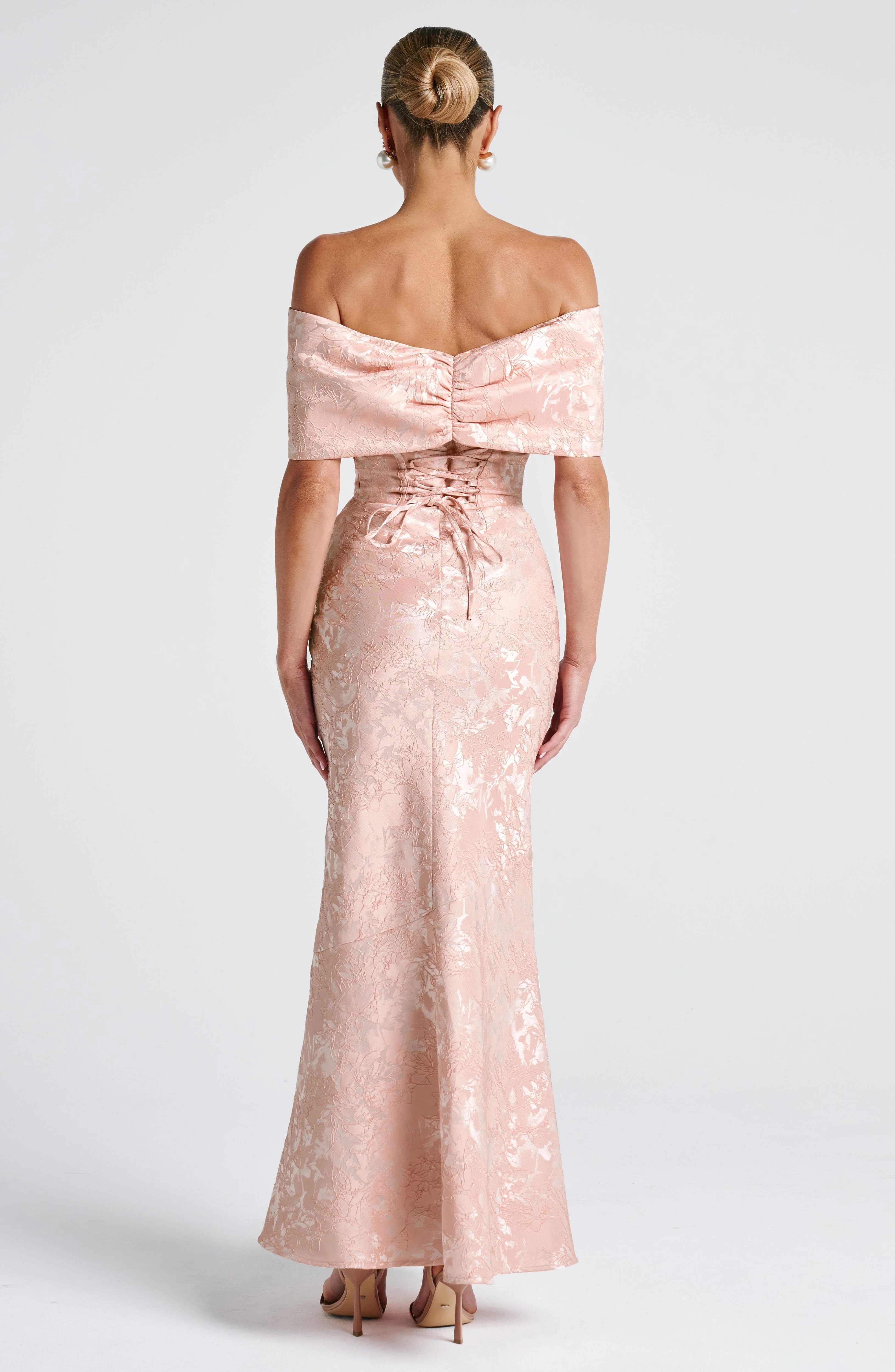 Emberly Maxi Dress - Soft Peach
