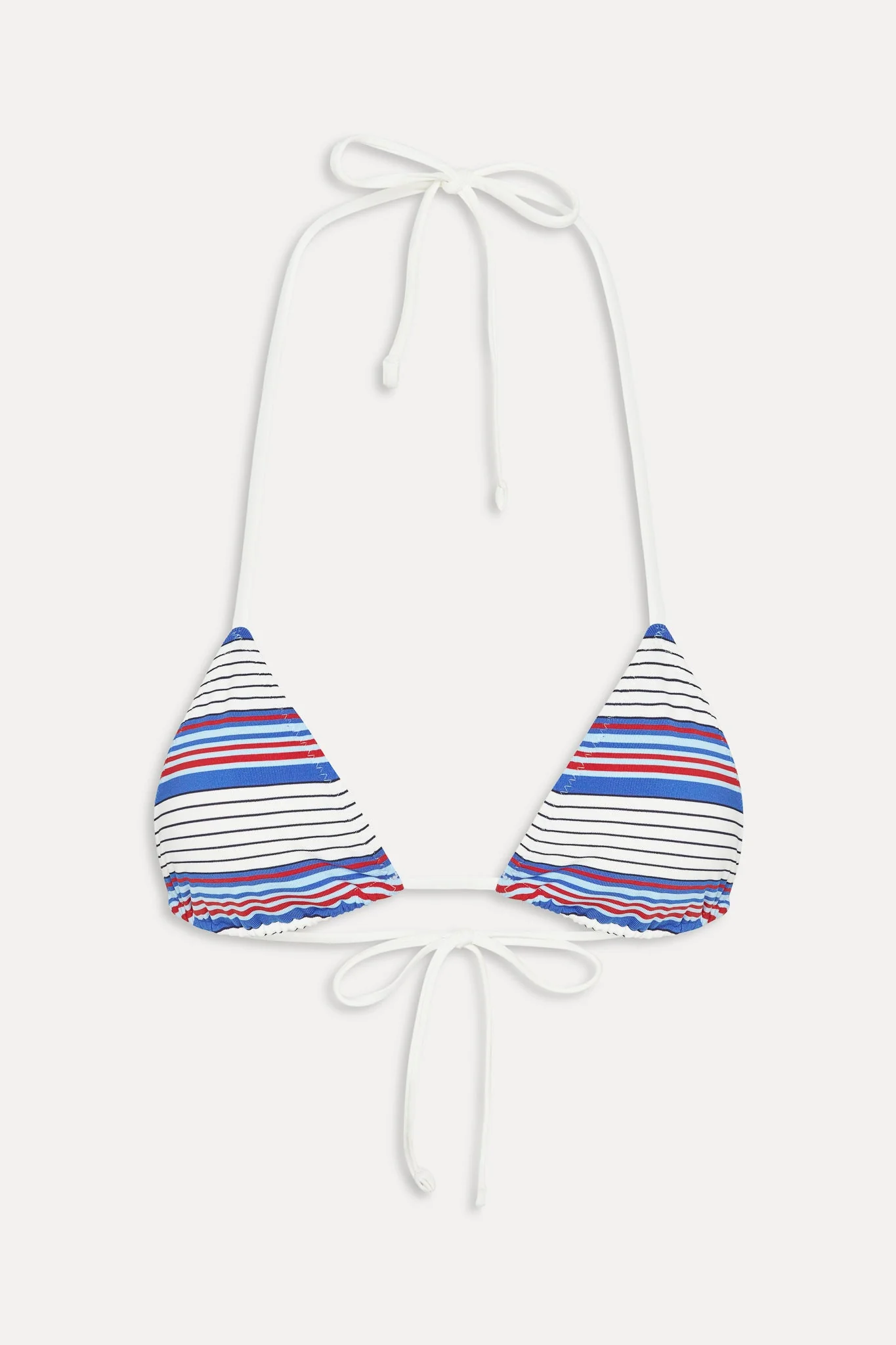 Nick Striped Triangle Bikini Top - St. Tropez Stripe