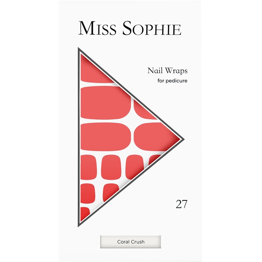Miss Sophie Folie do paznokci Coral Crush Pedicure Wrap