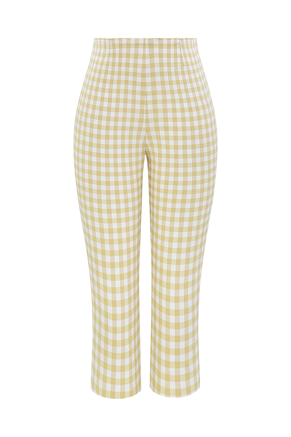 Gingerbread Gingham Capri Trousers